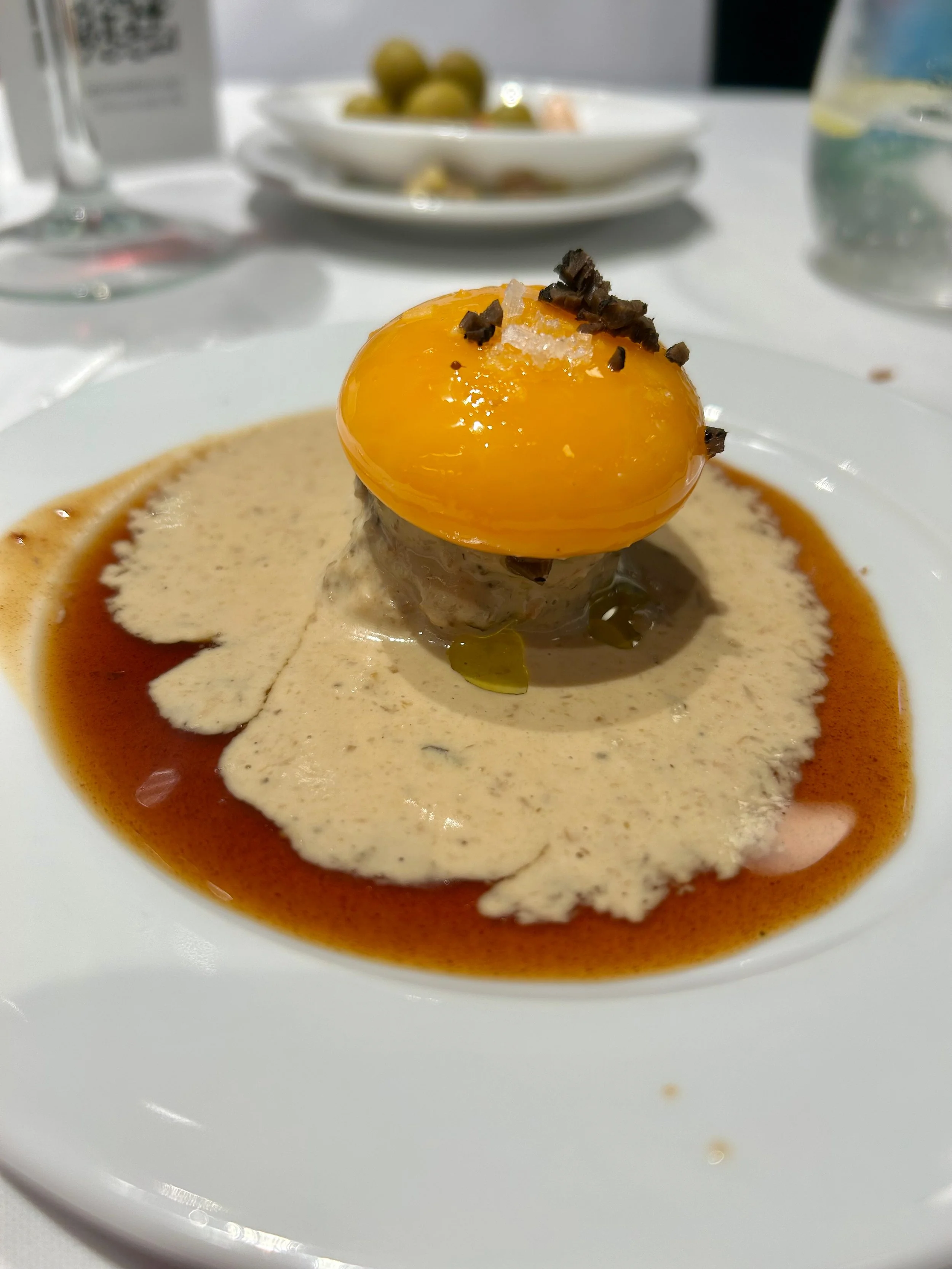 The single egg bite from Espacio Eslava in Seville Spain