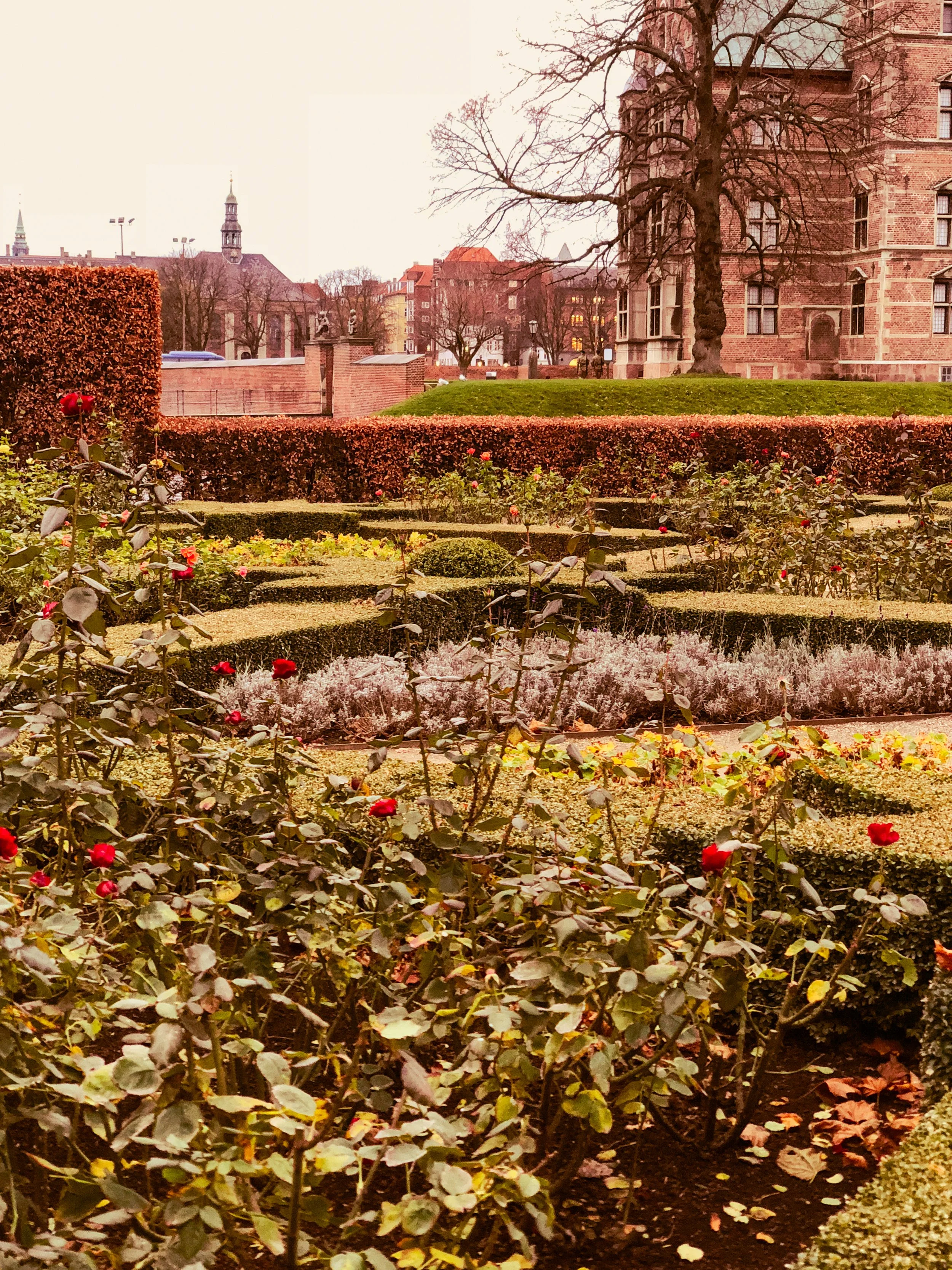 Rosenborg Castle Gardens in Copenhagne