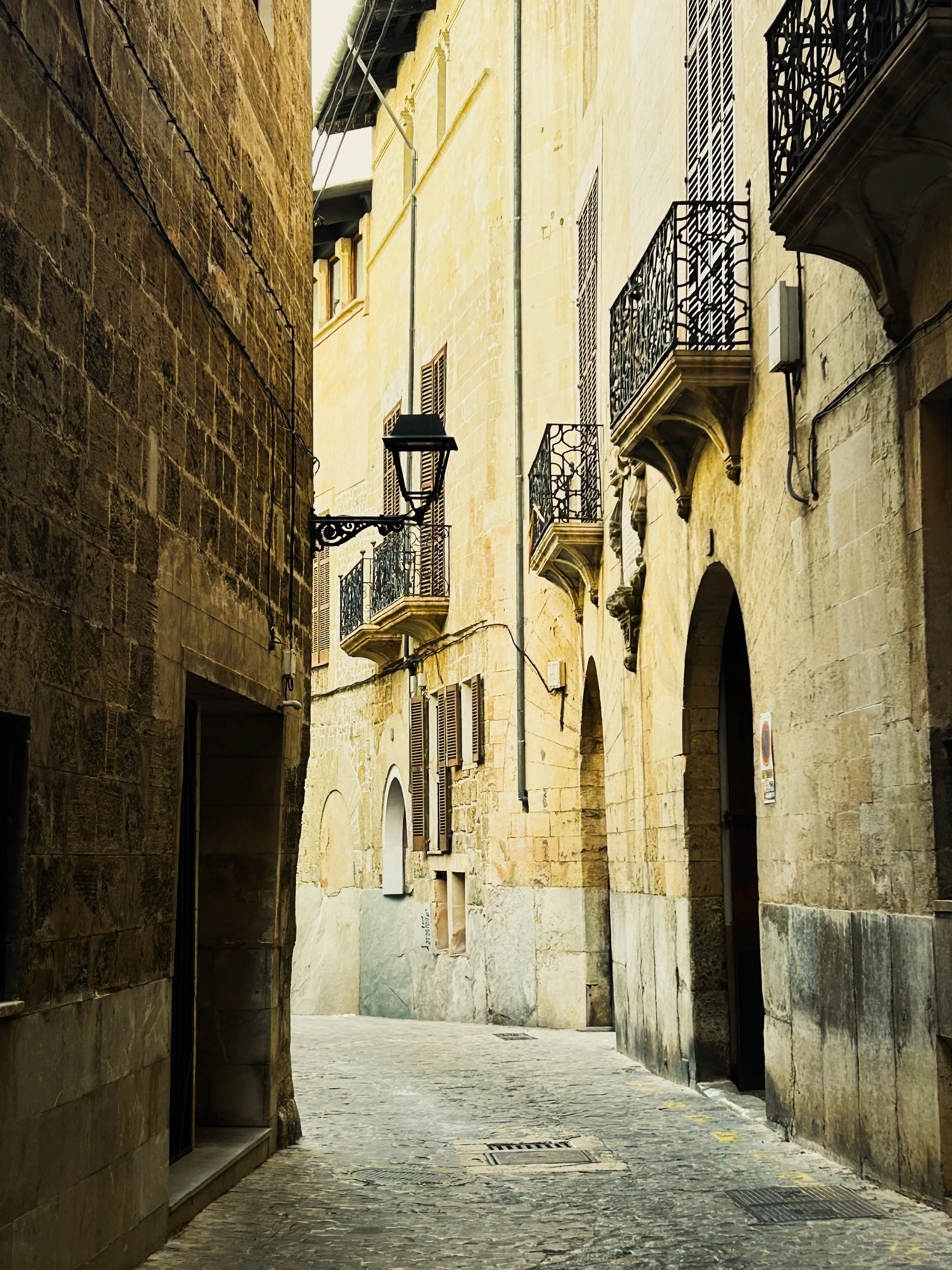 Old Town Street of Palma, Mallorca