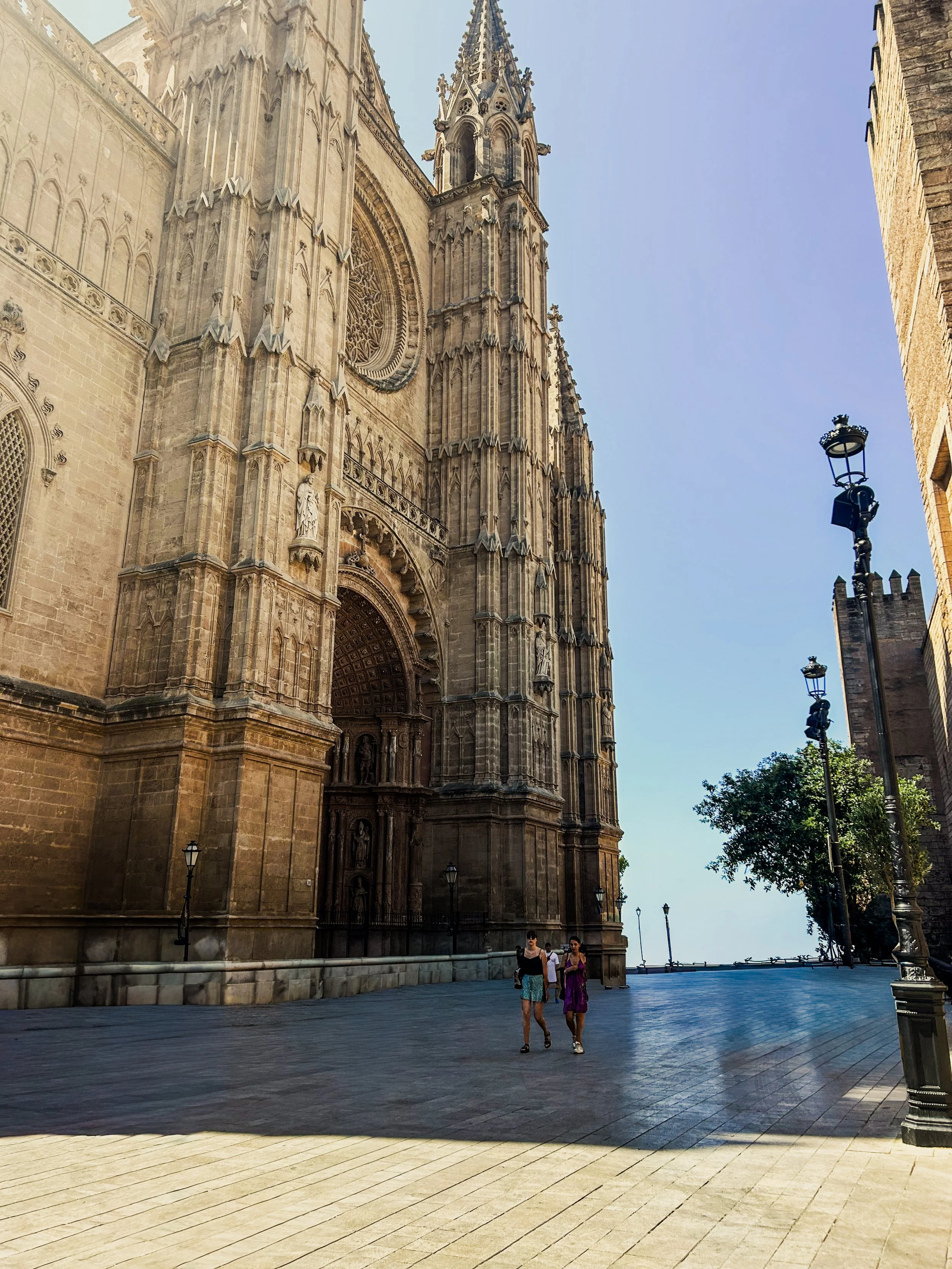 The Cathedral of Santa Maria, Le Seu in Palma, Mallorca Spain 