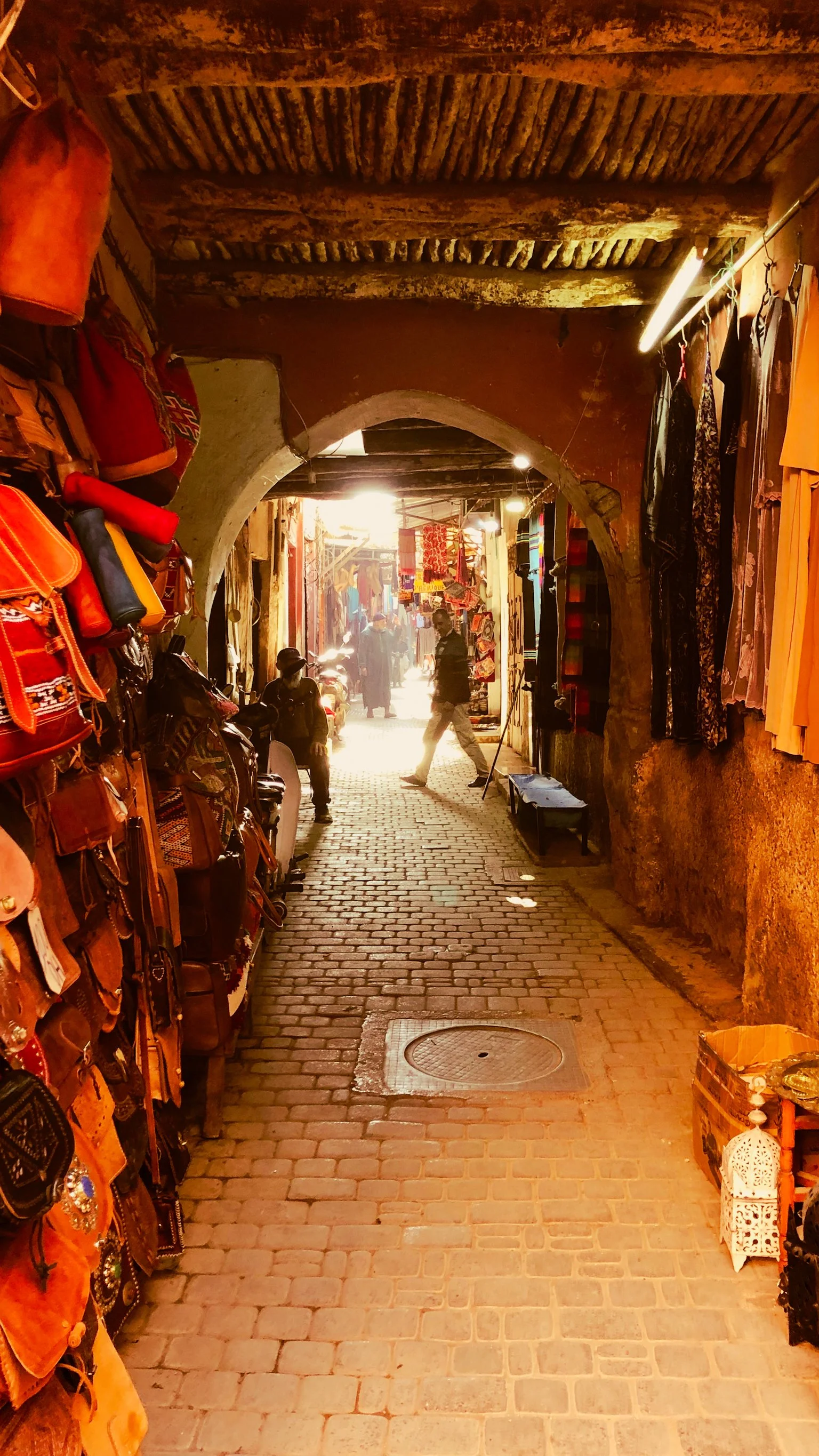 Passageway inside Marrakech Medina