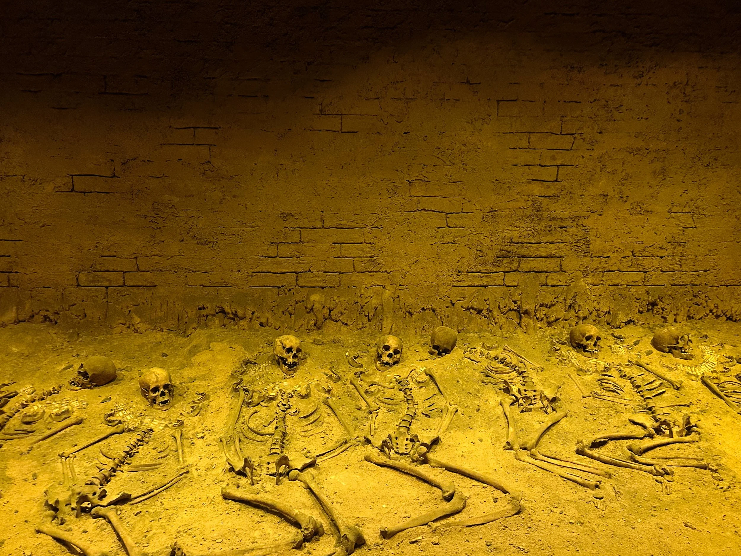 Tomb inside Mexico City's Anthropology Museum