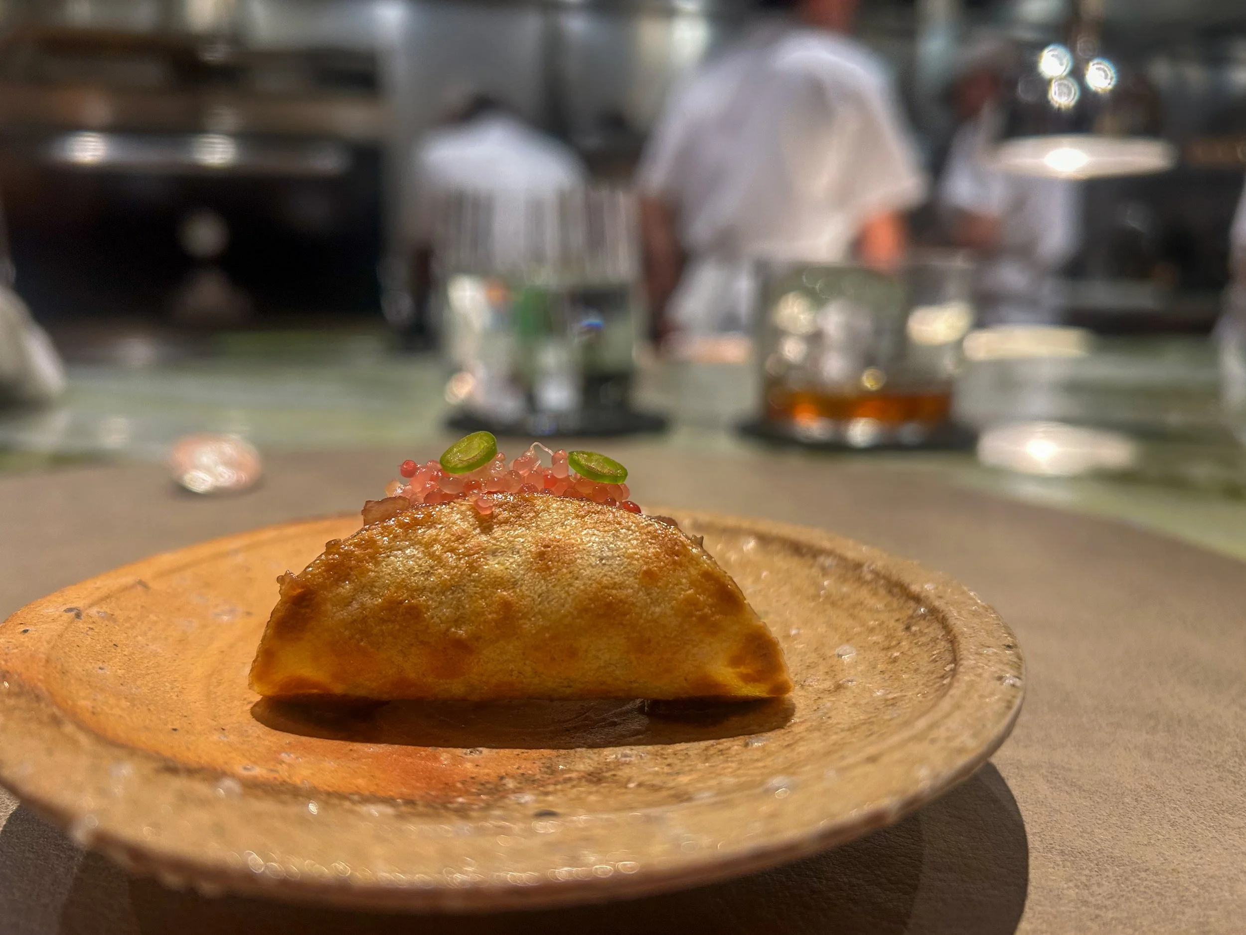 Tuna Pescadilla at Quintonil in Mexico City