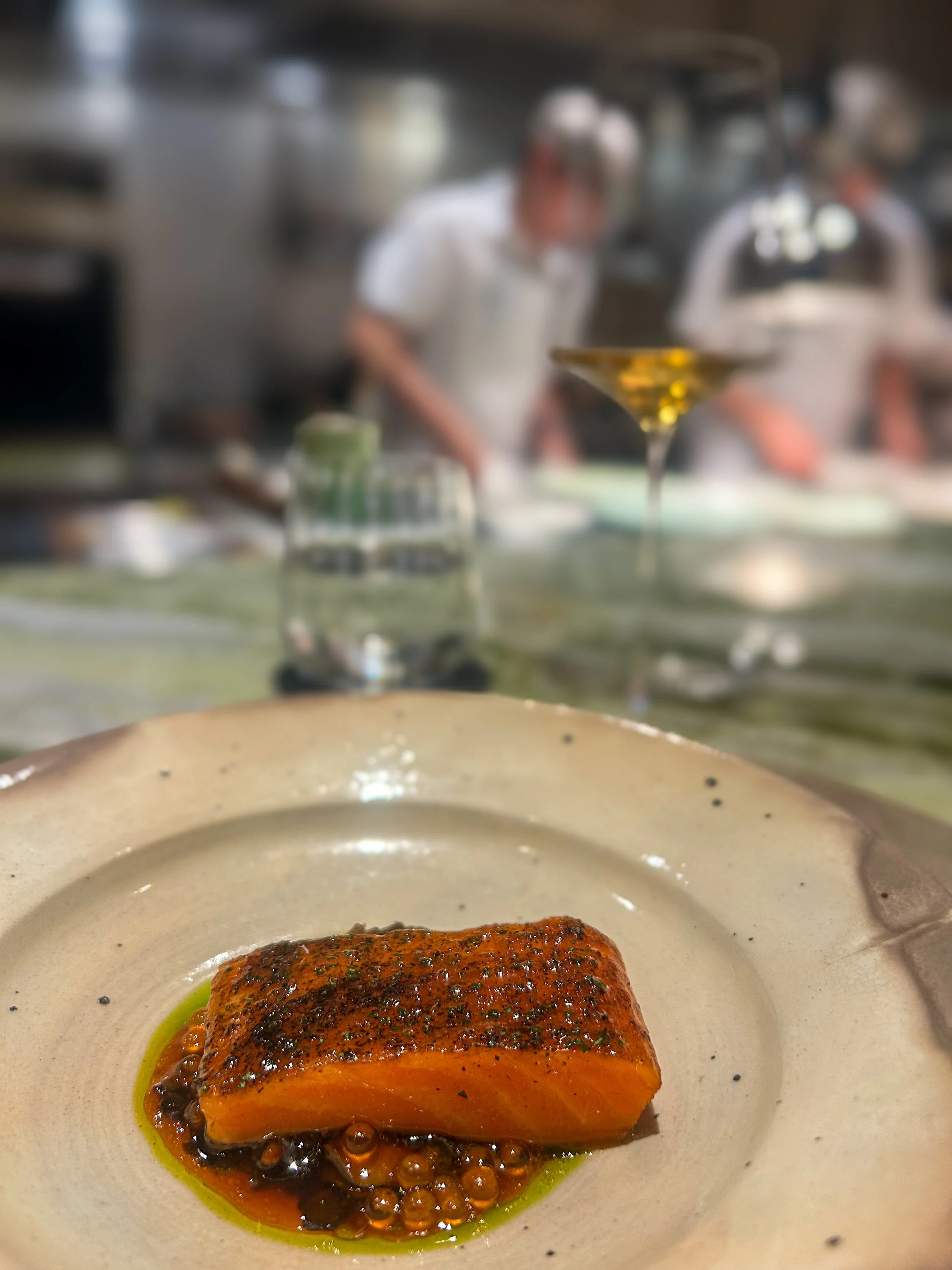 Steelhead Trout at Quintonil in Mexico City