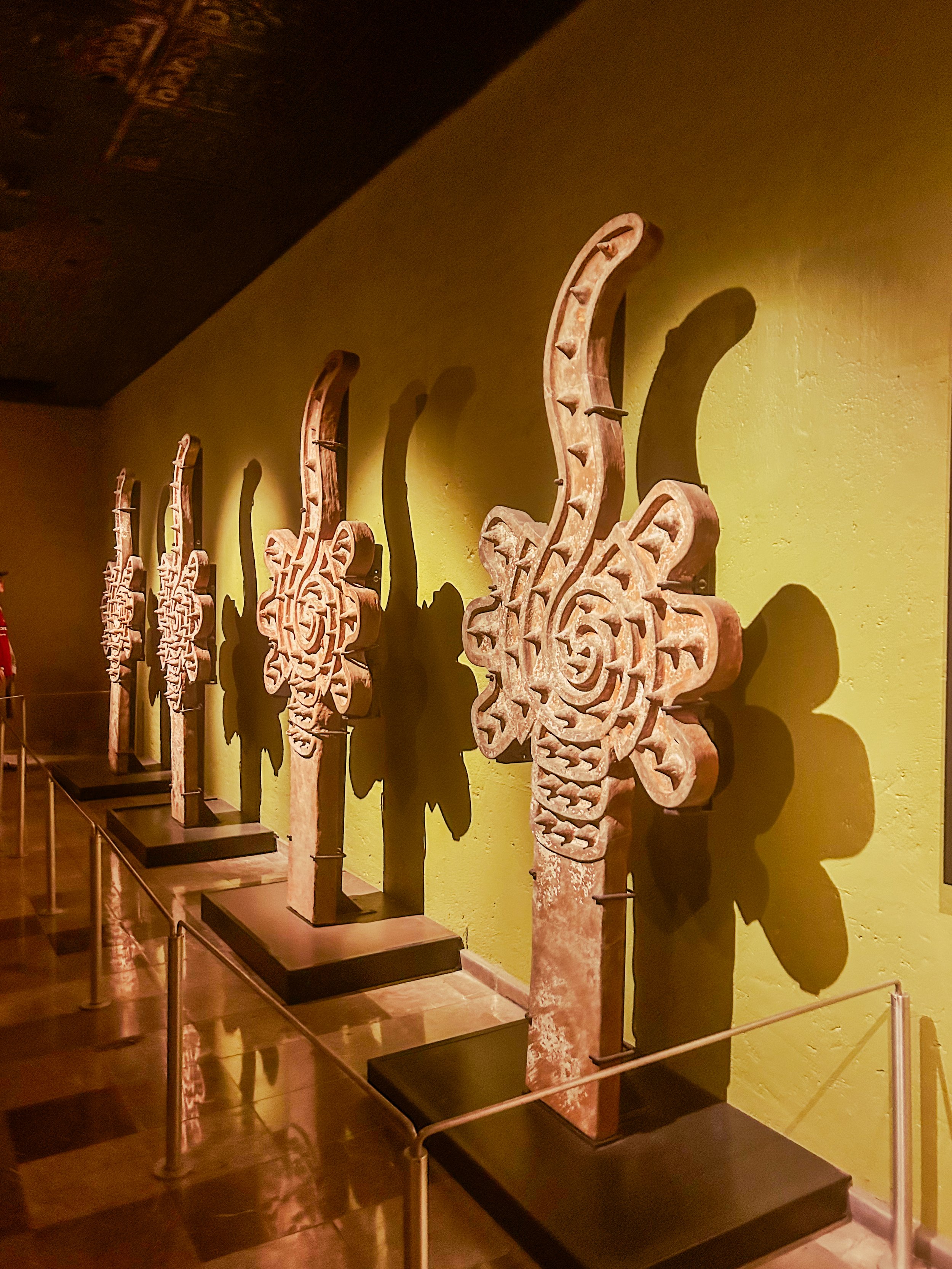 Exhibit inside the Museo de Templo Mayor in Mexico City 
