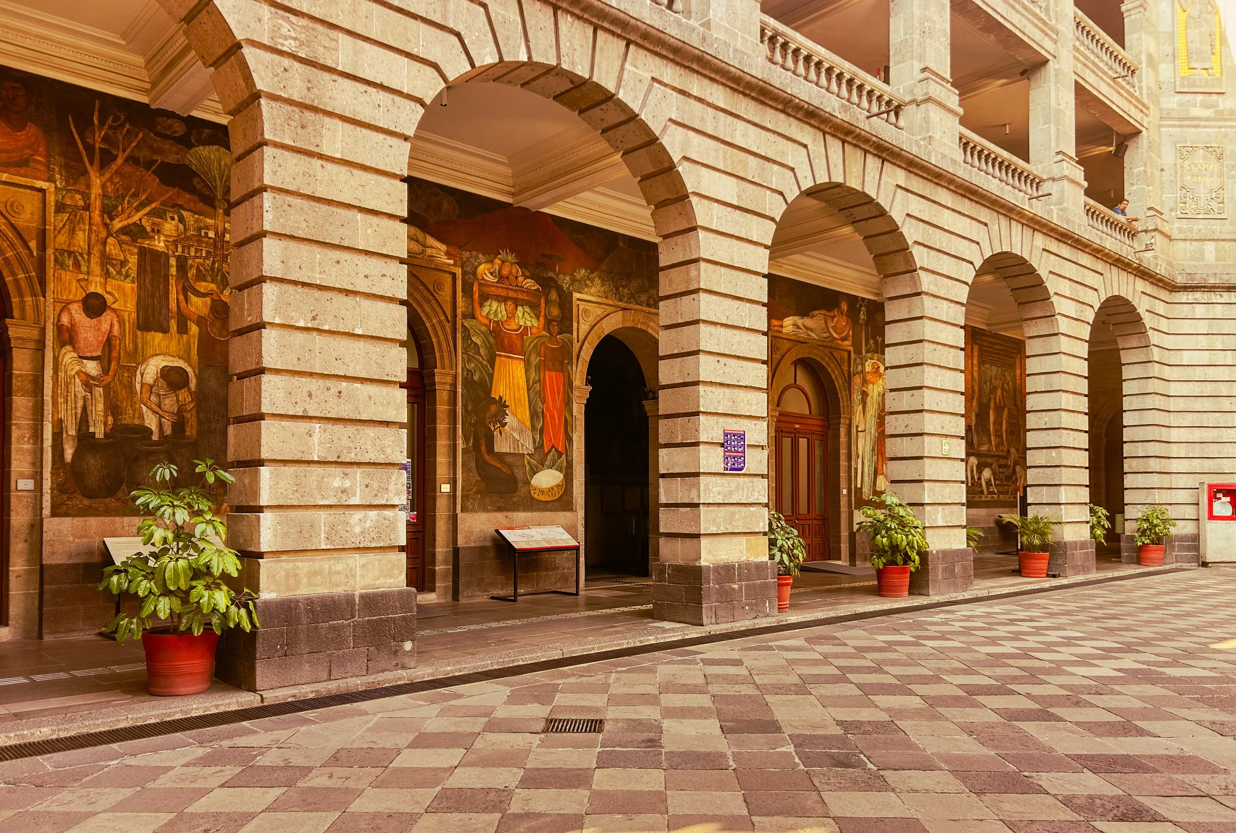 A peak at the Diego Rivera Murals inside Mexico City's Museo Vivo del Muralismo