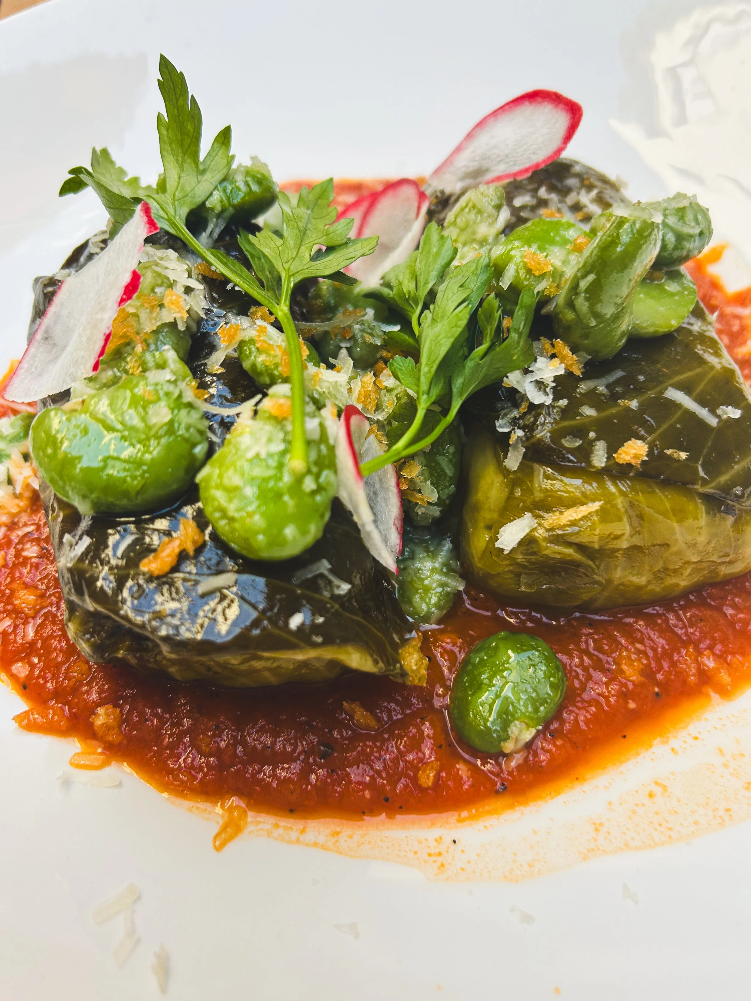 Stuffed cabbage at Ida Kuchnia in Wroclaw, Poland