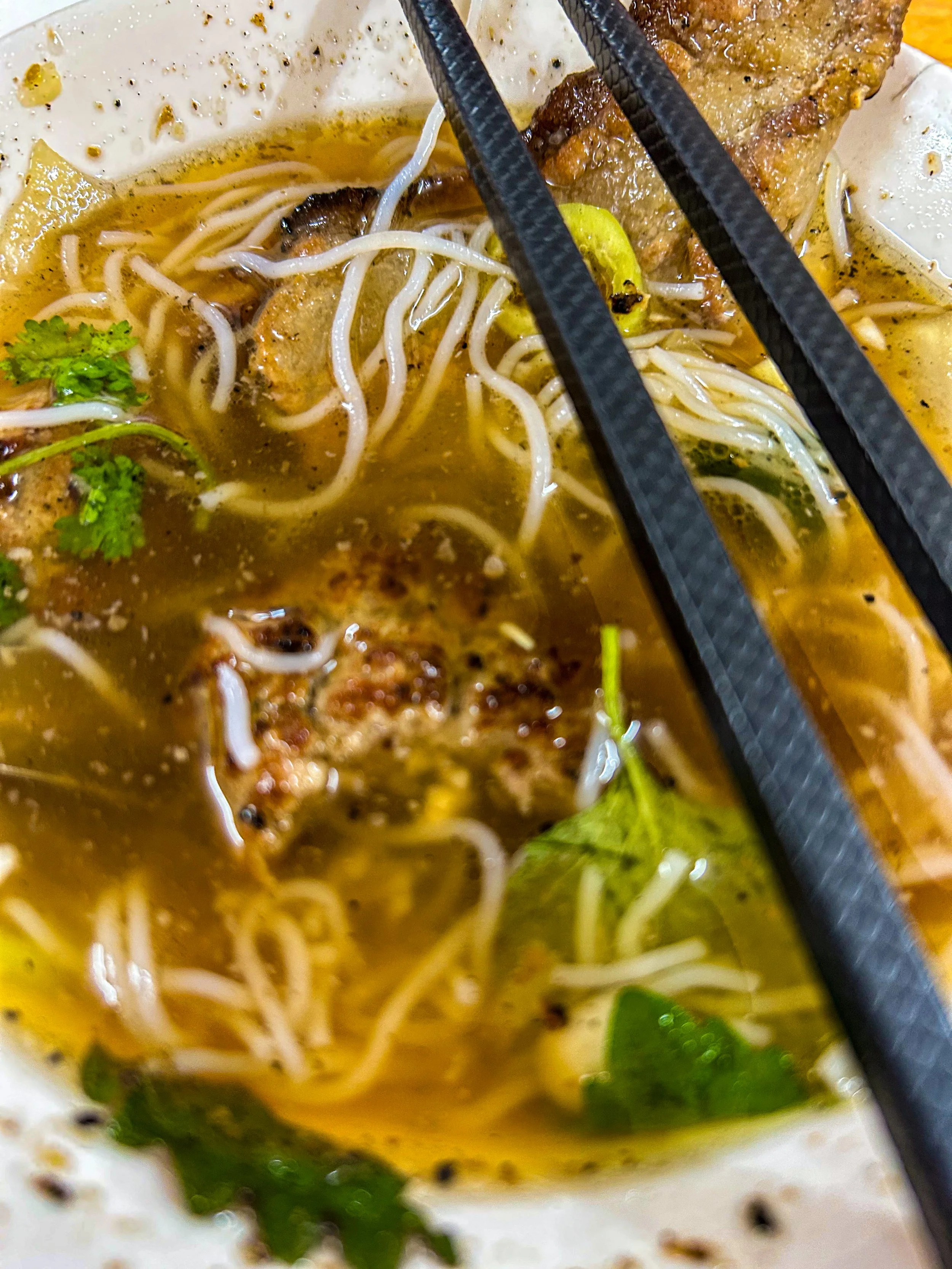 Bun Cha and chopsticks