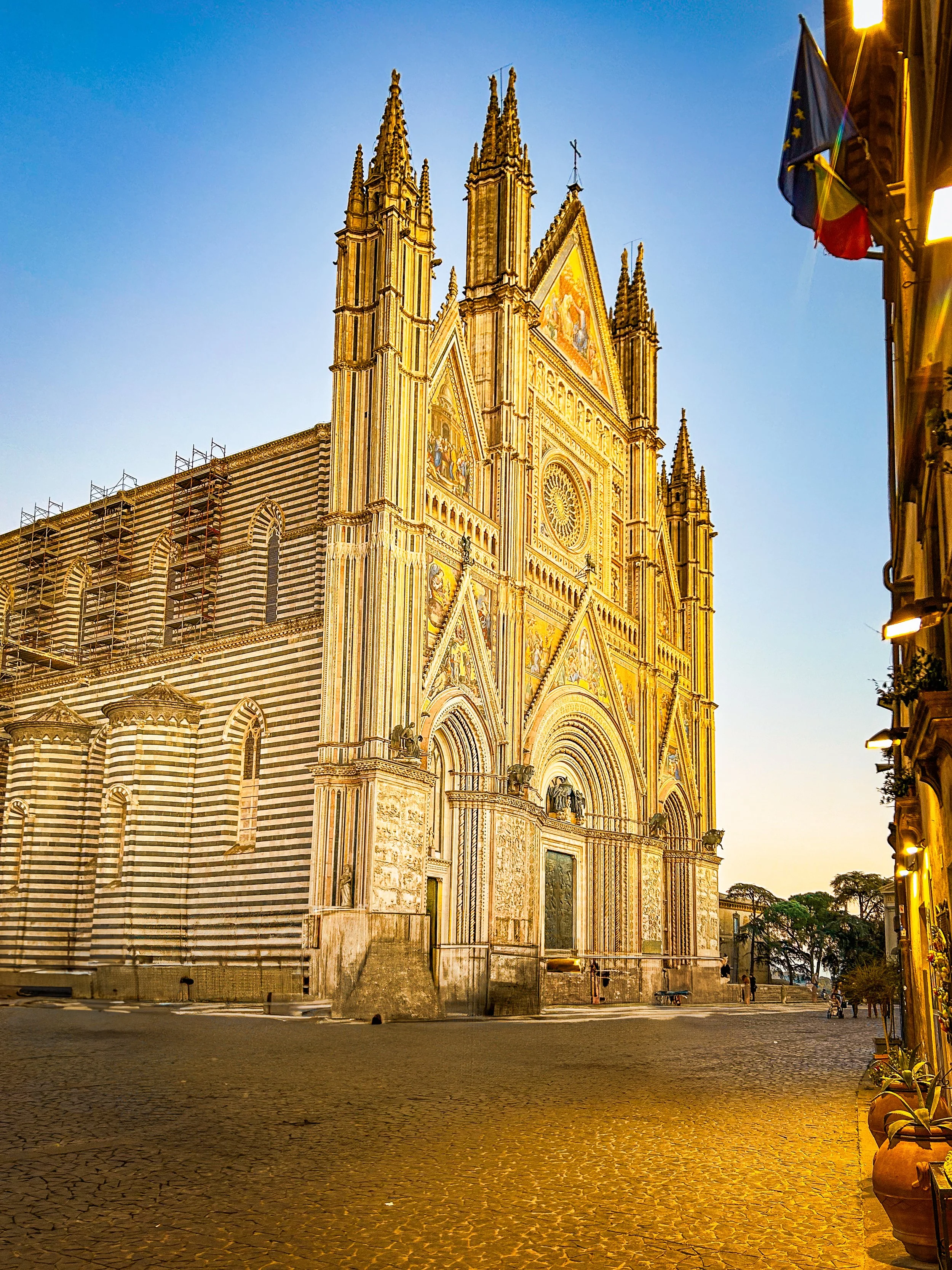 The Cathedral in Orvieto, Italy