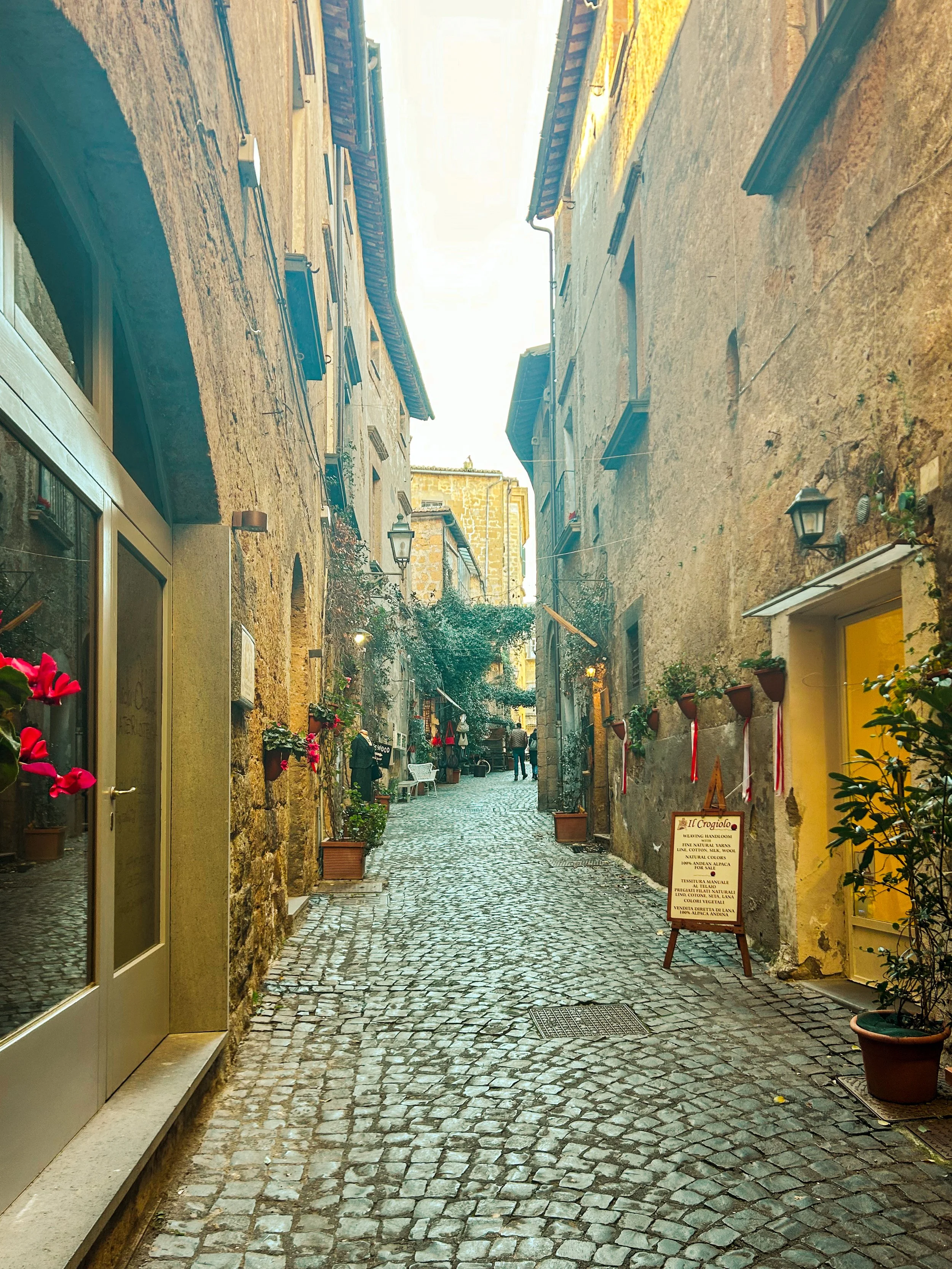 Old Town Street of Orvieto, Italy