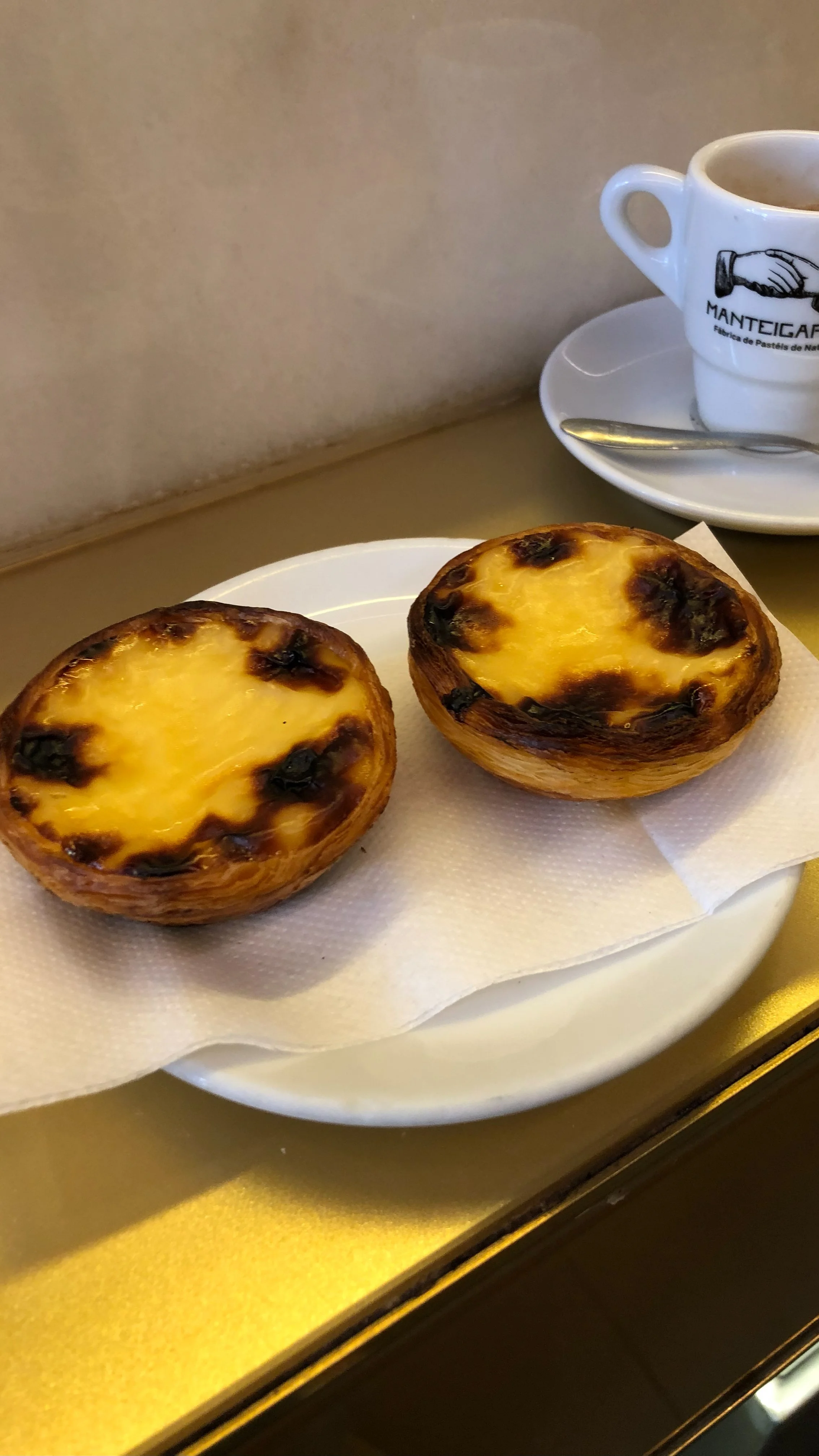 Pastel de Nata at Manteigaria in Lisbon