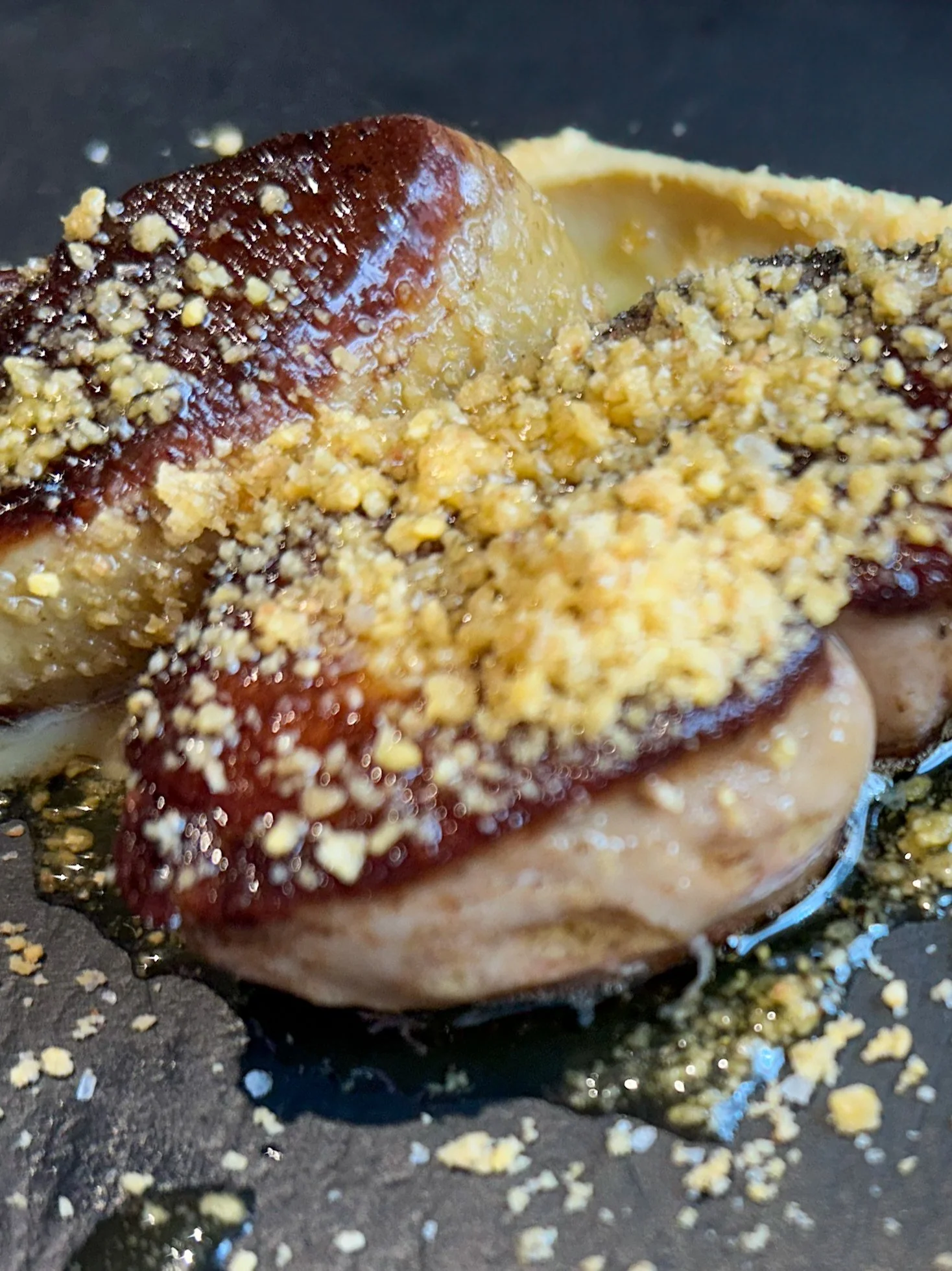 foie gras with white chocolate at Atari in San Sebastián
