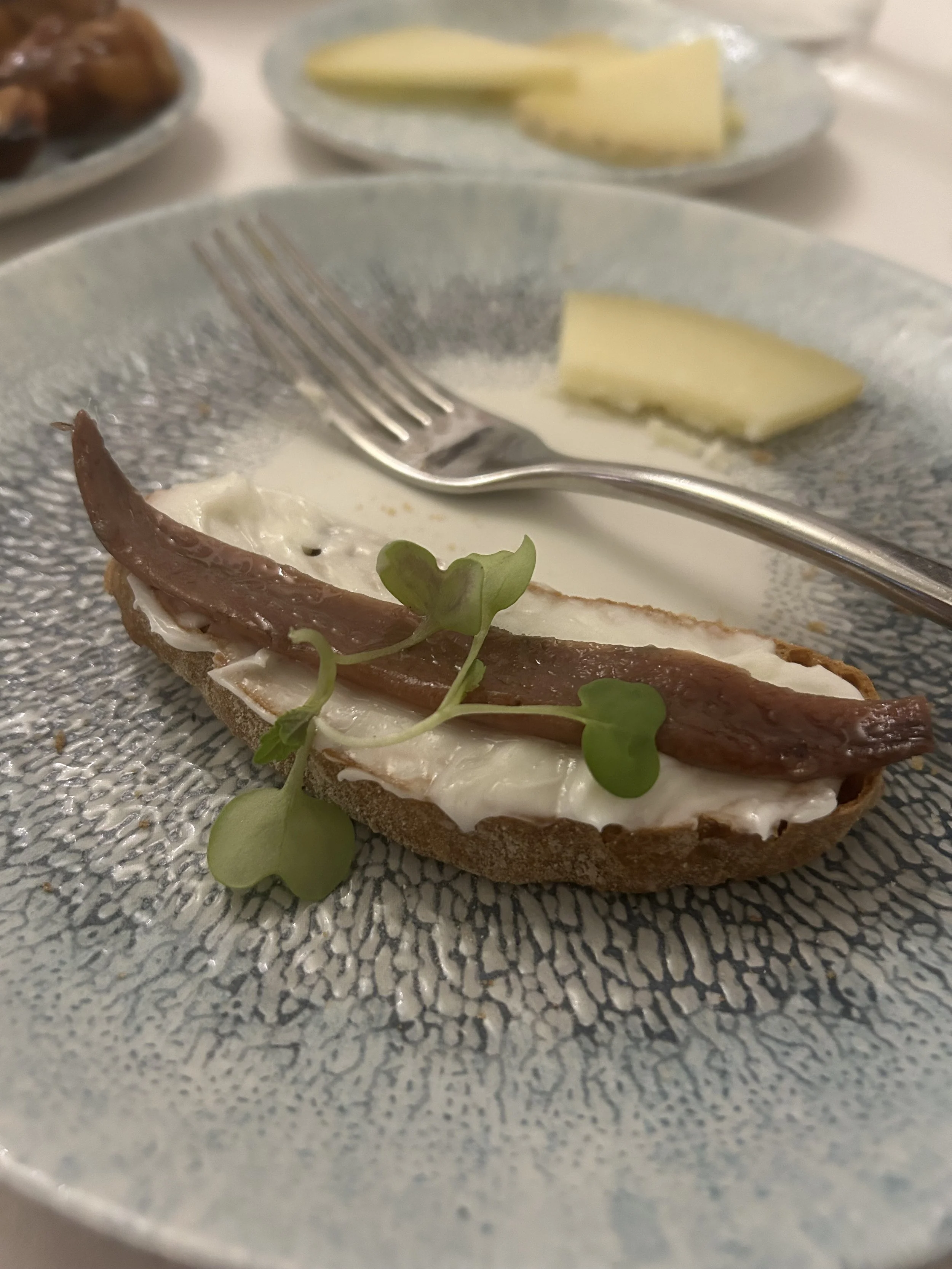 Cordoba's Anchovies on Buttered Toast 
