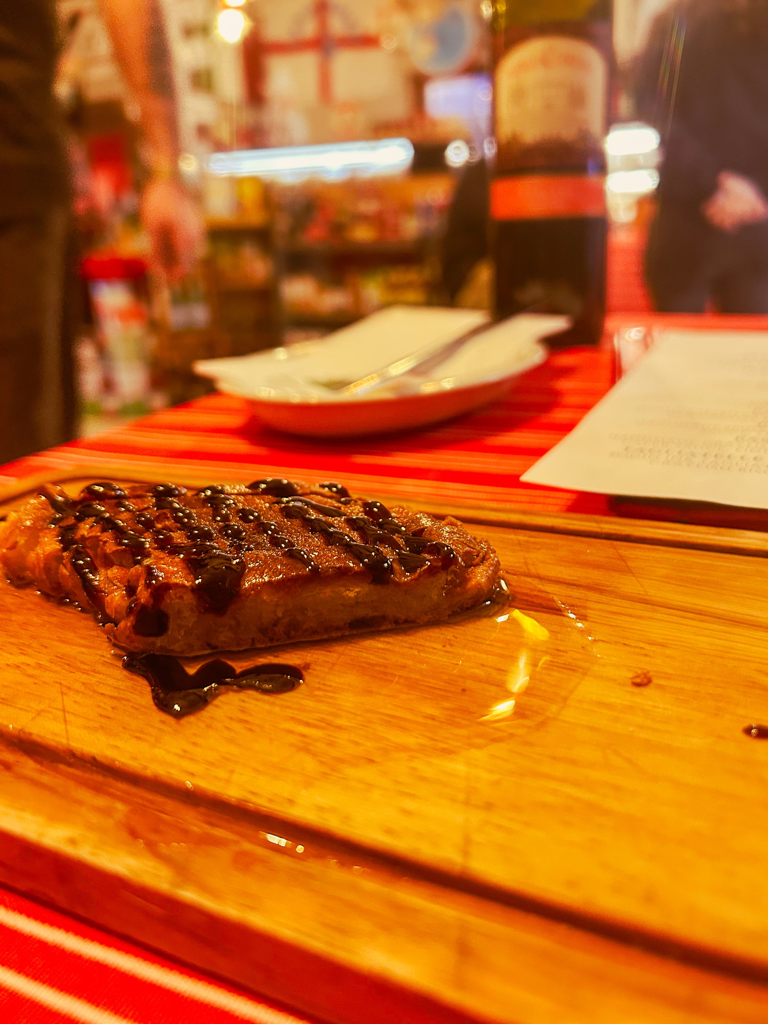Bread and olive oil, balsamic at Dal Italia in Hermanus, South Africa