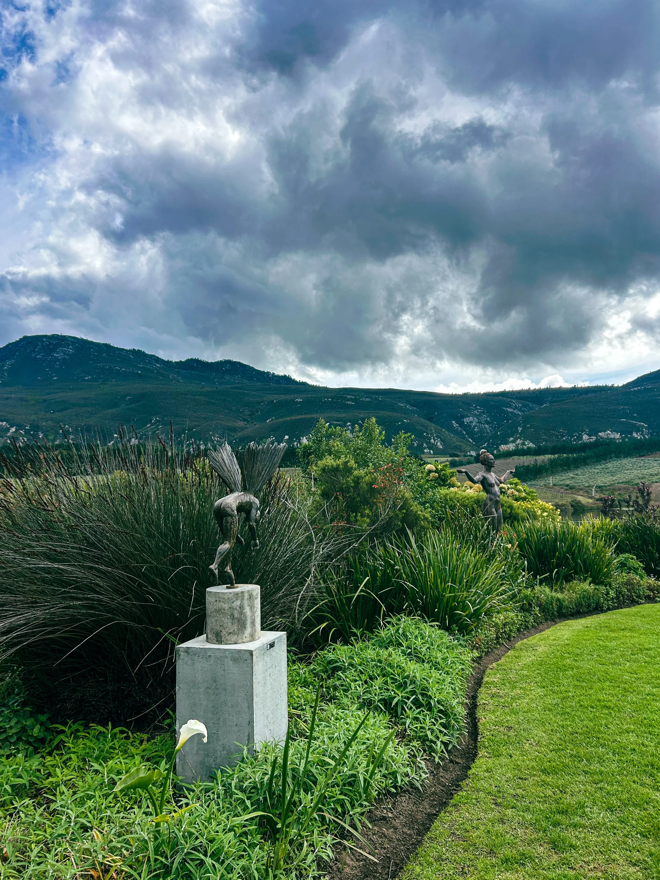 Sculpture at Creation Winery in Hemel-en-Aarde, South Africa