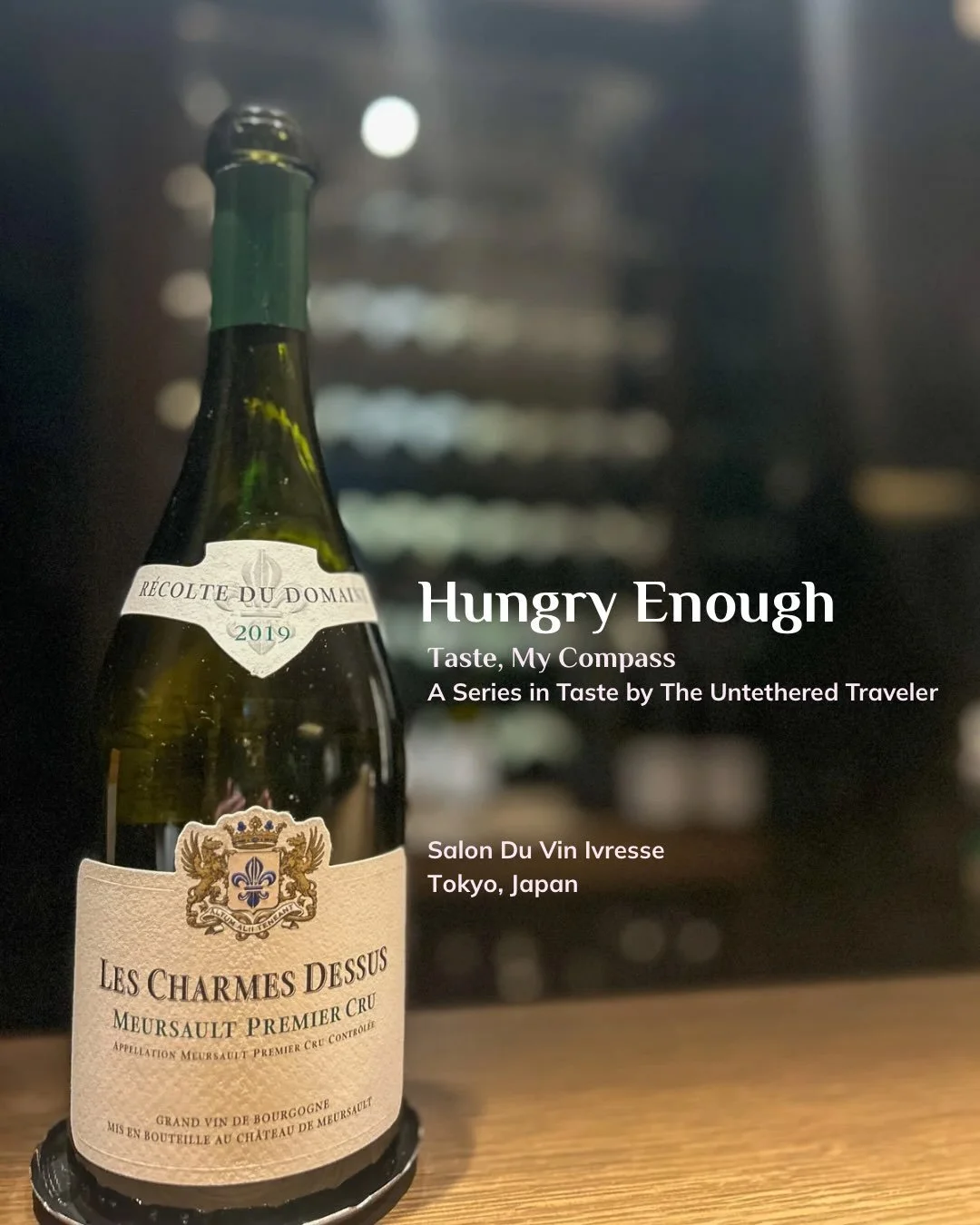 Taste,My Compass: Hungry Enough 

I was more stressed than starving when I took my chances and dropped in at Salon Du Vin Ivresse wine bar in Tokyo&rsquo;s Ginza District. &nbsp;I would be in Tokyo less than 24 hours, which translated in Taste terms 
