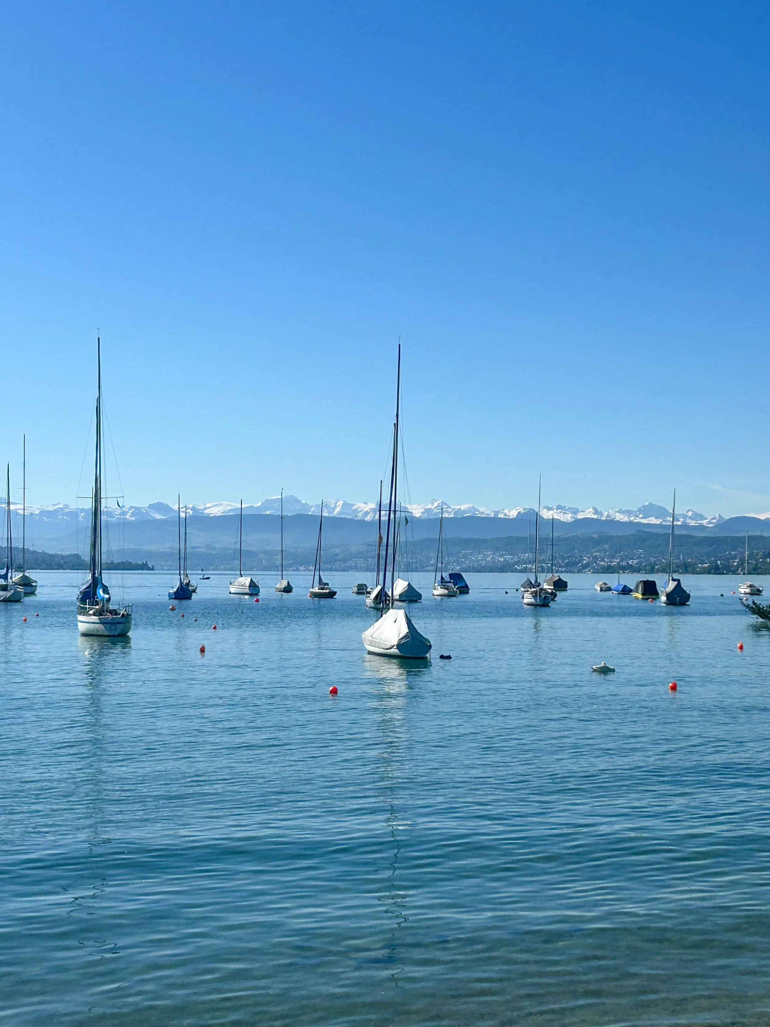 Lake Zurich in Zurich Switzerland
