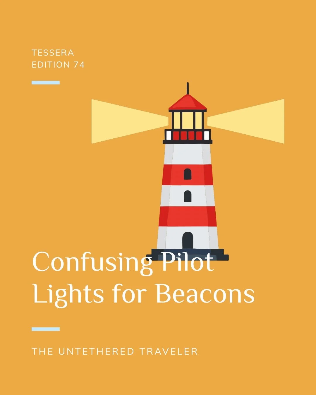 For my Wilson Team Sports&rsquo; friends.
What happens when we let a bad taste linger.

Tessera Ed. 74:  Confusing Pilot Lights for Beacons is now live.  Read from link in bio.

#IntentionalTravel #TesseraMoments #UntetheredTraveler