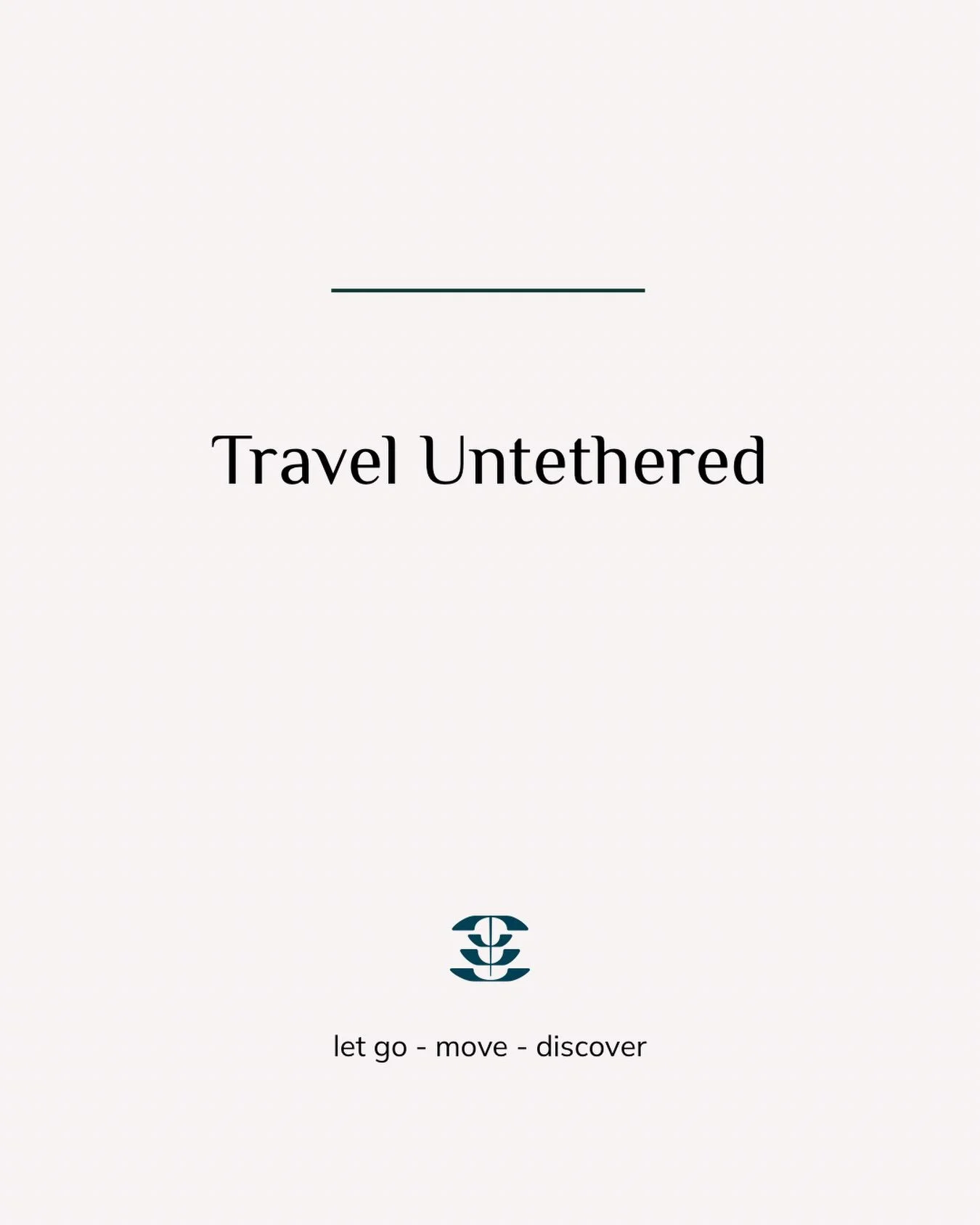 Untethered isn&rsquo;t about traveling solo. It&rsquo;s about traveling without all that &ldquo;stuff.&rdquo; 

Where can we go if nothing weighs us down? 

#untetheredtraveler
