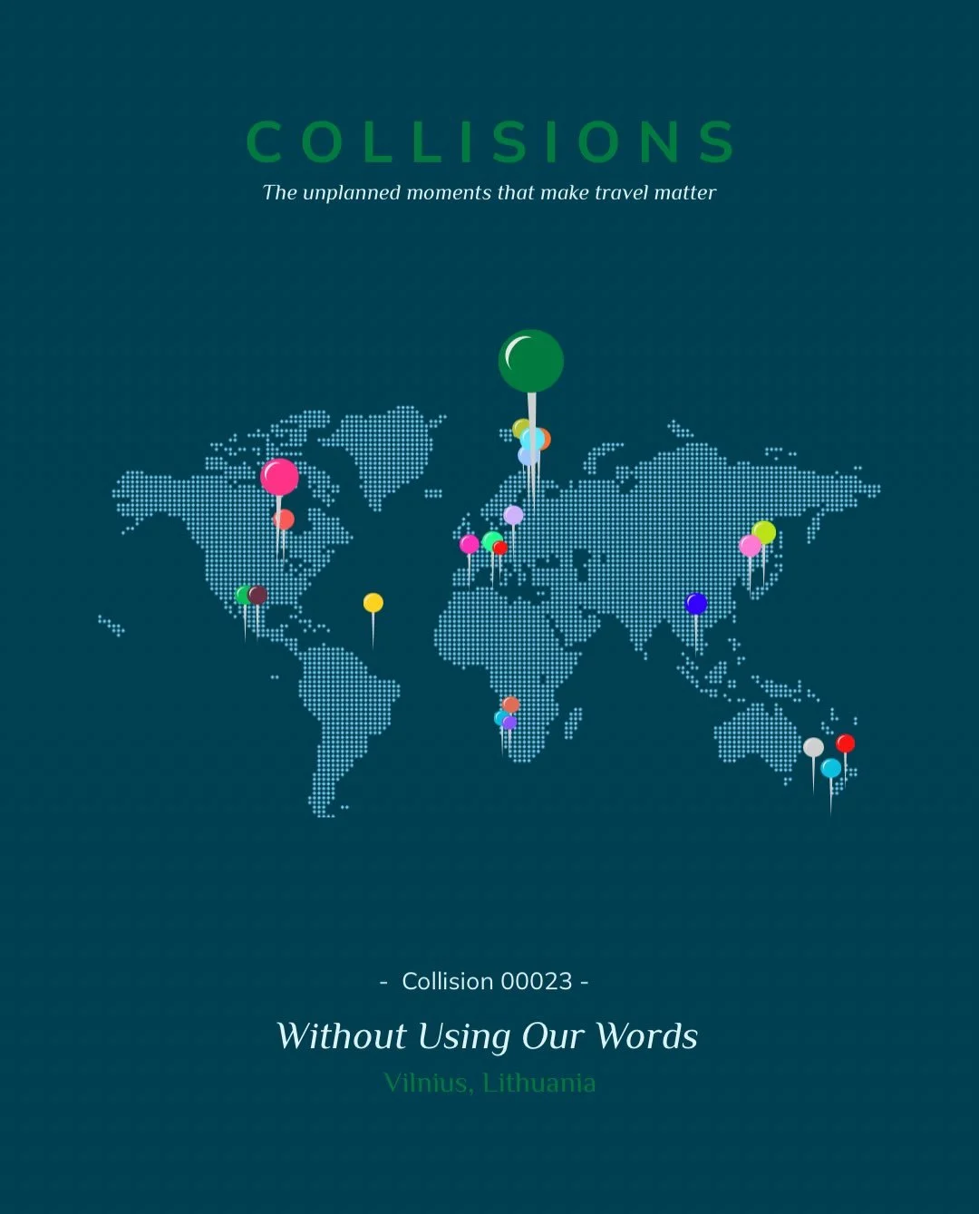 COLLISION 00023: Without Using Our Words

Dodging fat, heavy raindrops, I finally poked my head into the small shop I&rsquo;d passed a few times while taking in the sights all around me. &nbsp;After a quick survey and scan, I immediately knew I&rsquo
