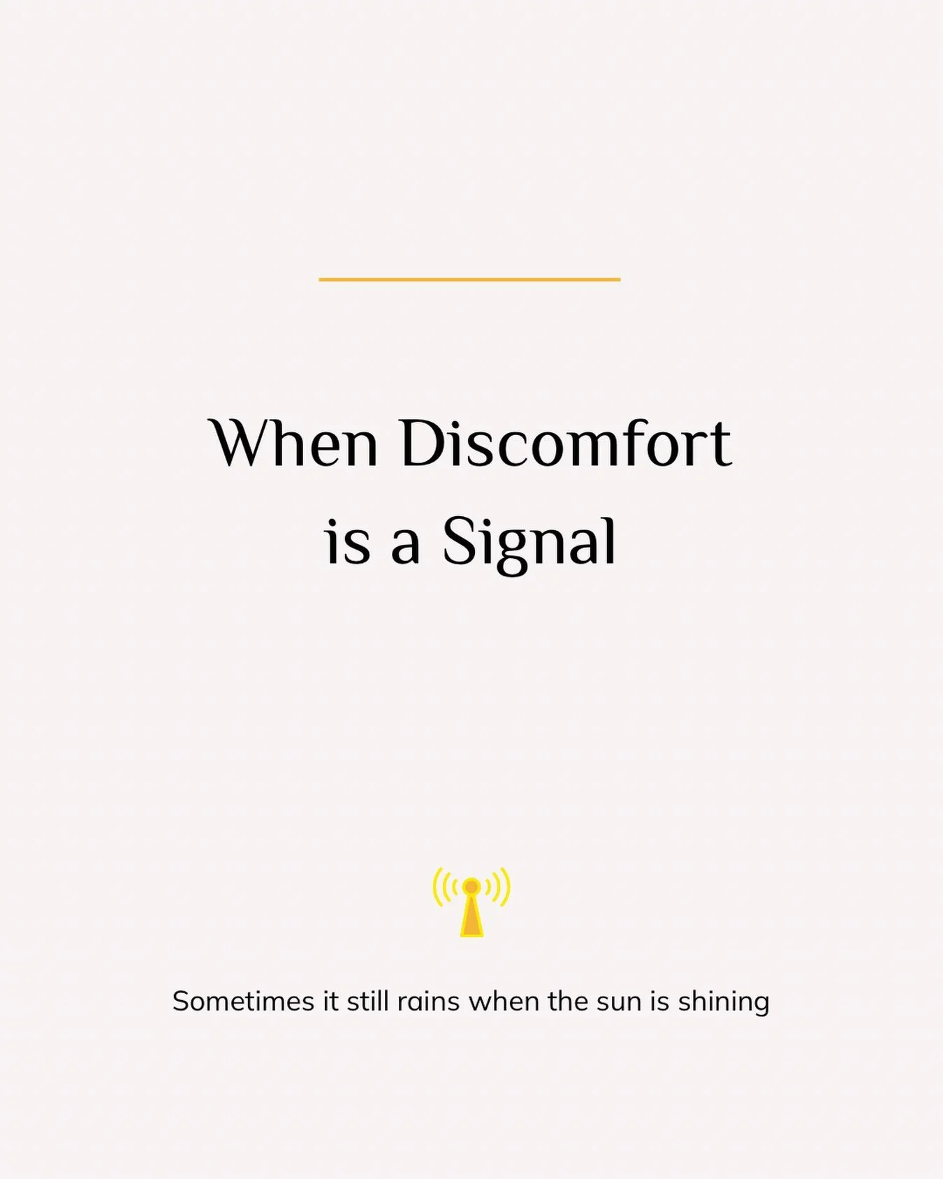 The danger in pursuing comfort and detouring around what we do not yet understand is that we can dramatically limit our worldview to a finite, fixed perspective.  Sometimes the discomfort is a signal.

#untetheredtraveler