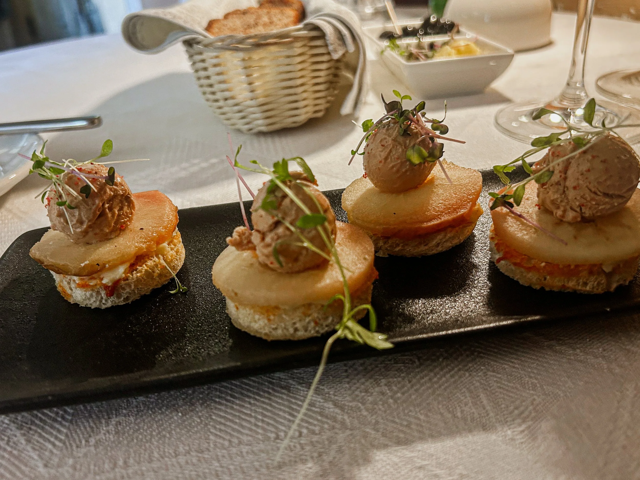 Foie Gras Cold Starter at St. Germain in Vilnius, Lithuania
