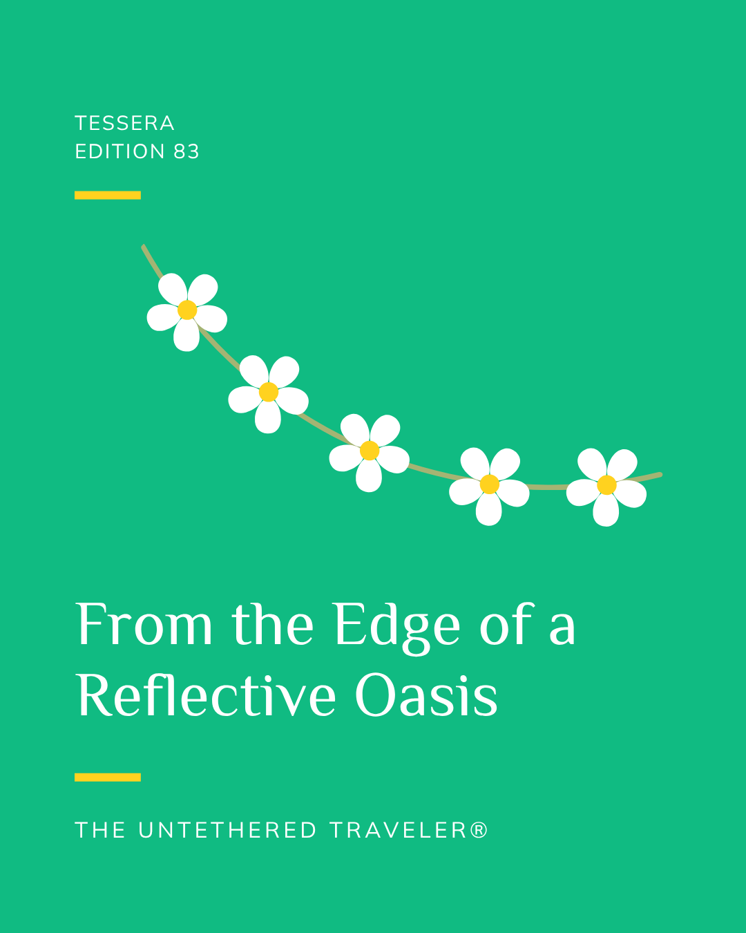From the Edge of a Reflective Oasis