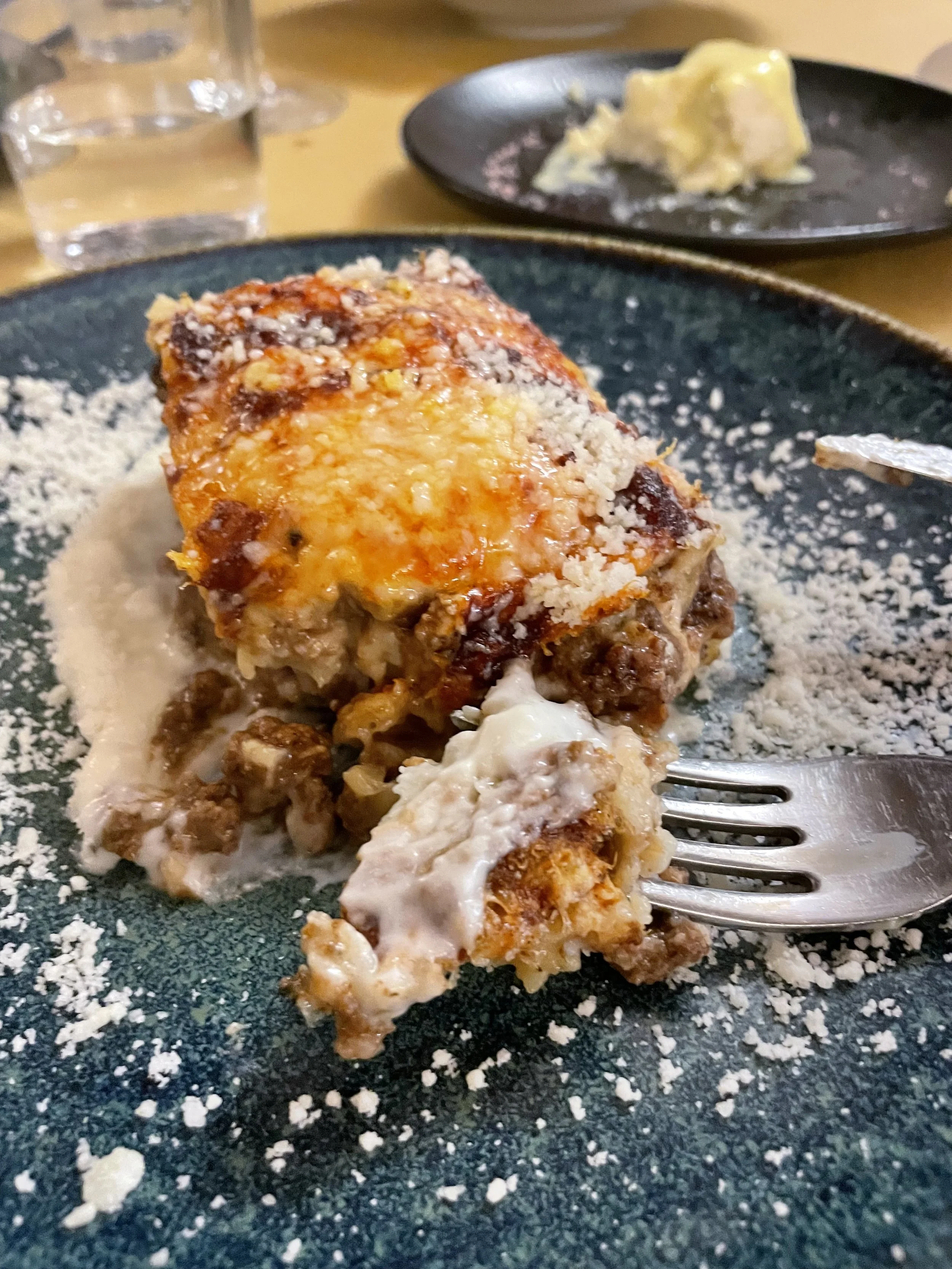 close up of Taverna di San Giuseppe's Lasagna Béchamel