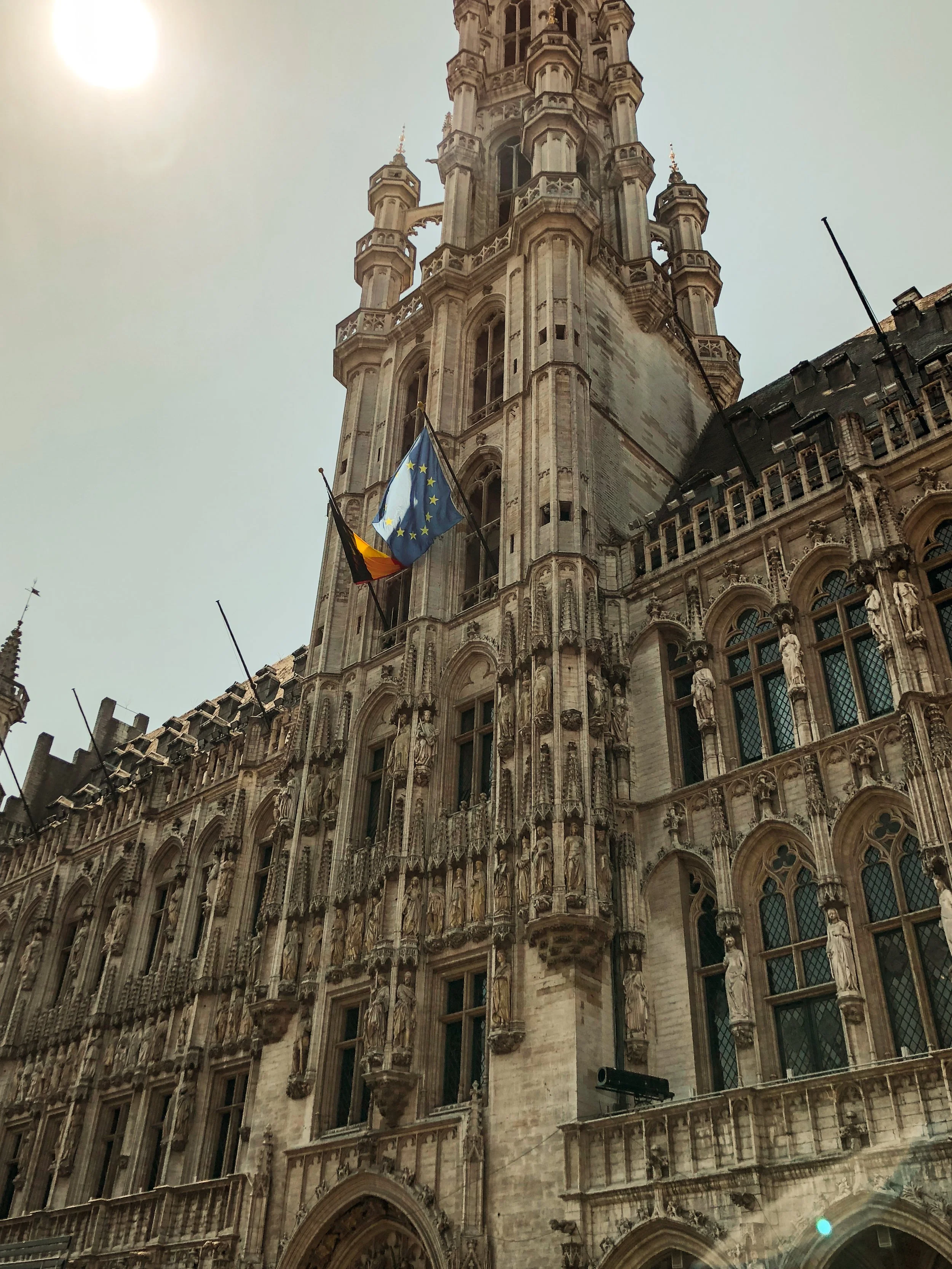 Town Hall in the Grand Place in Brussels