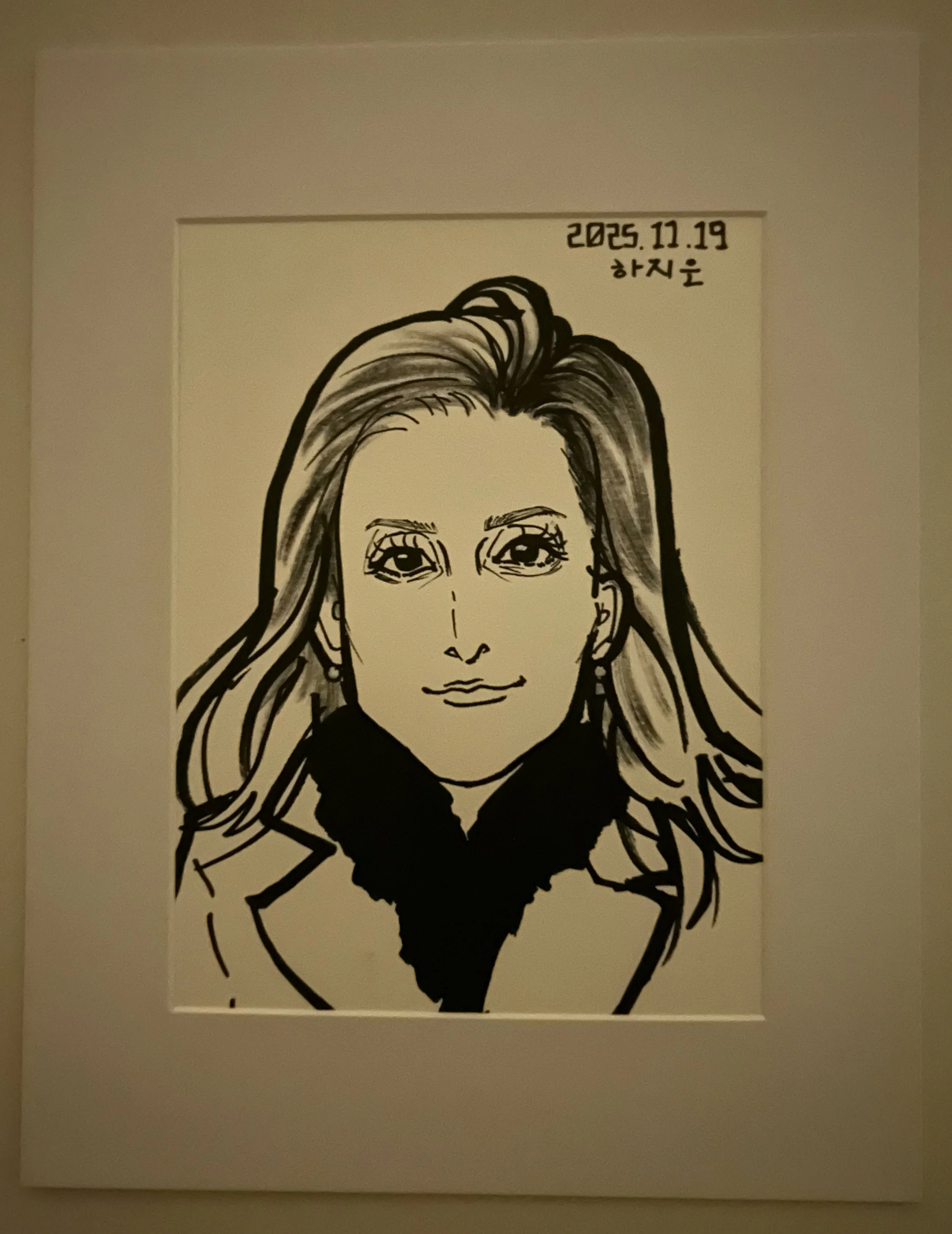 marker illustration from Seoul market artist of Amanda, The Untethered Traveler