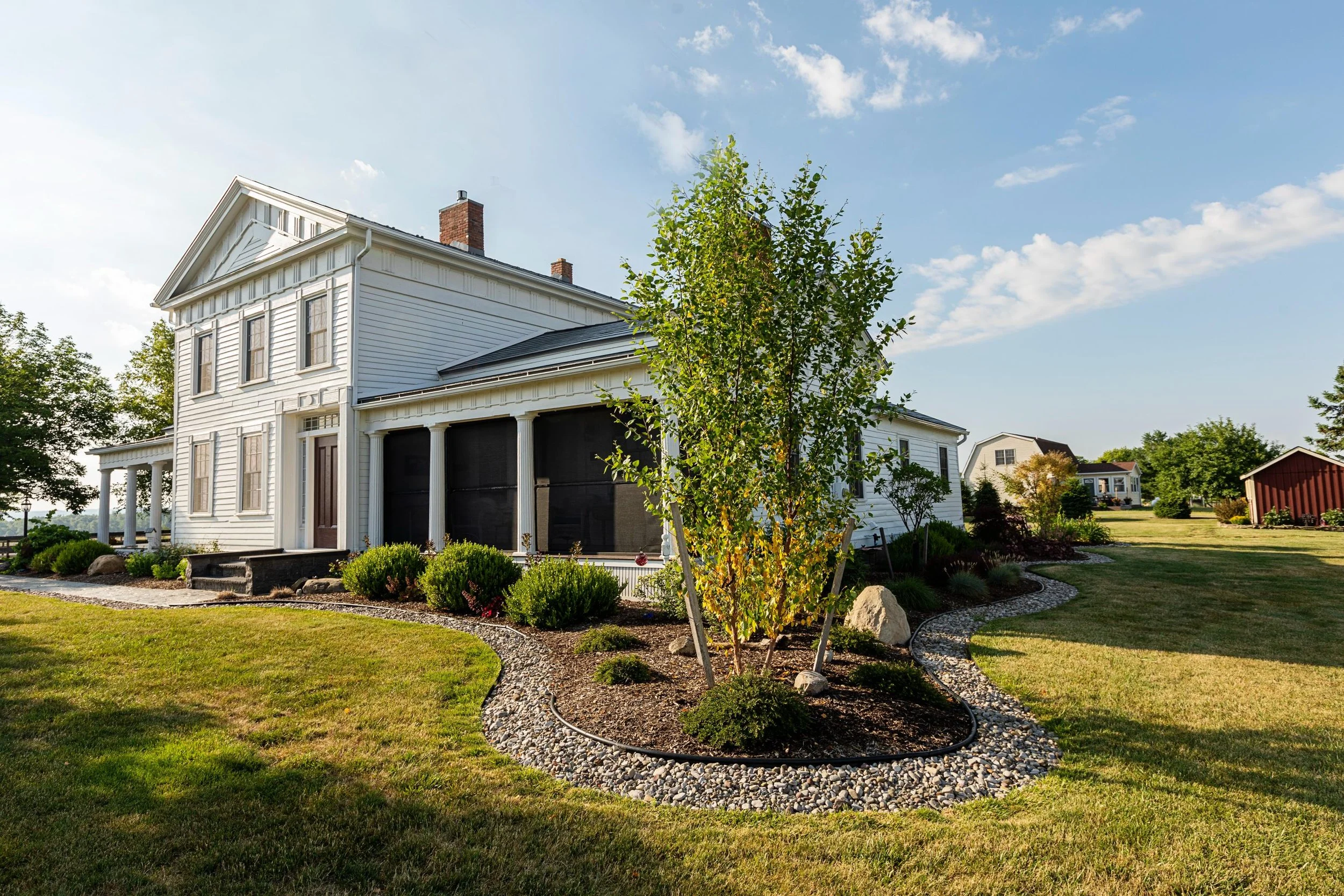 Landscape project oversight and client check-in in Genesee County, NY