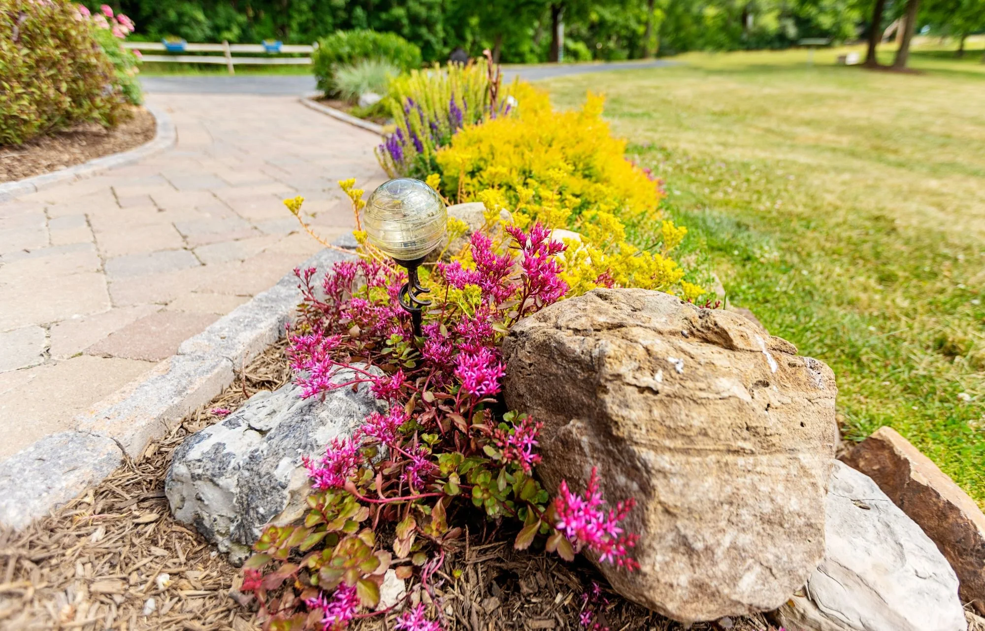 perennial and shrub planting installation in Dansville NY