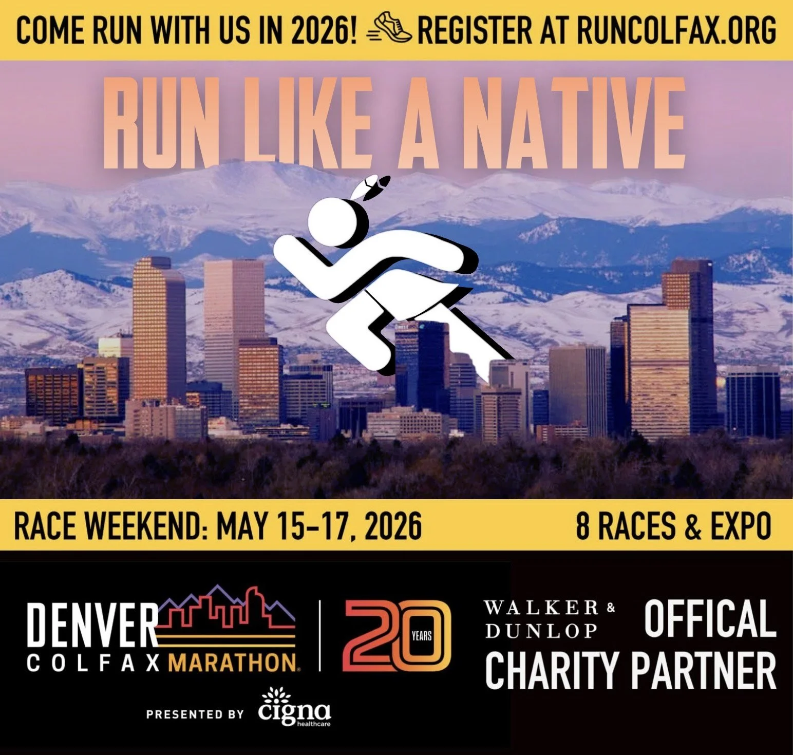 Run Like A Native - Official Charity Partner of the Denver Colfax Marathon