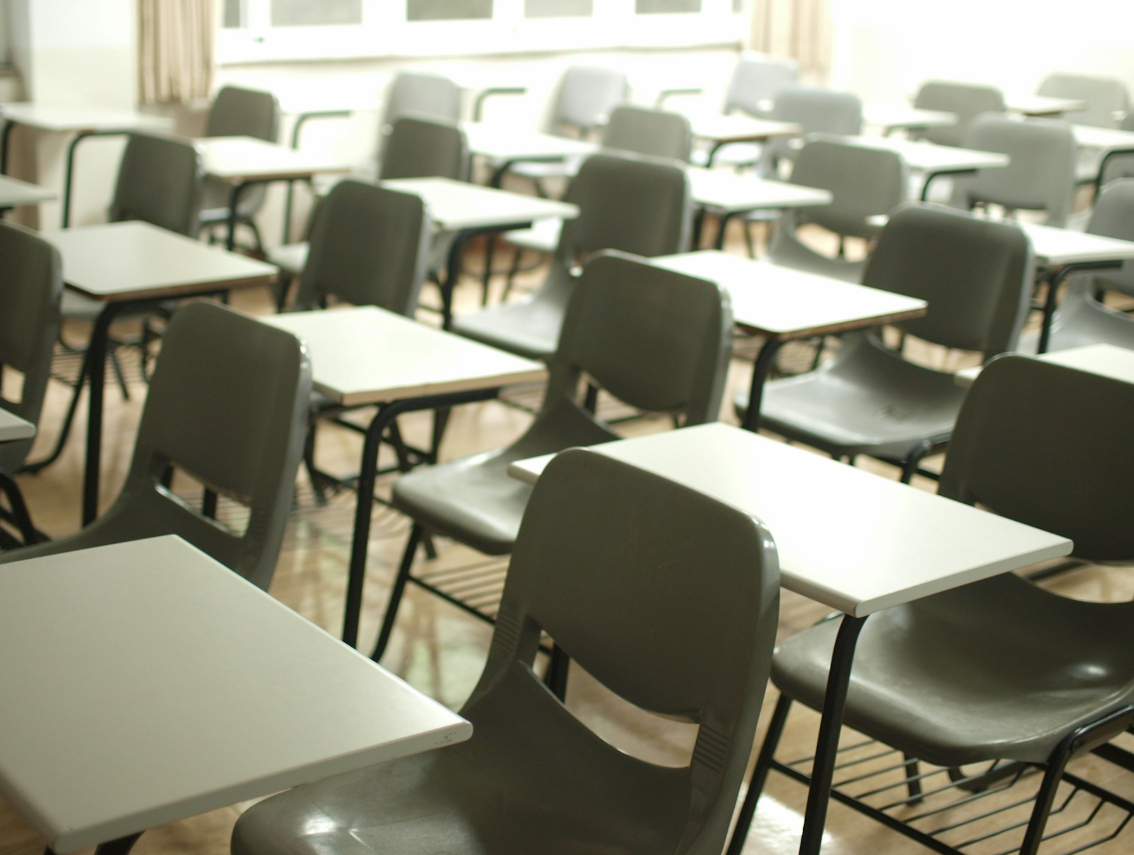 Why do government schools have more staff, yet fewer students enrolled?