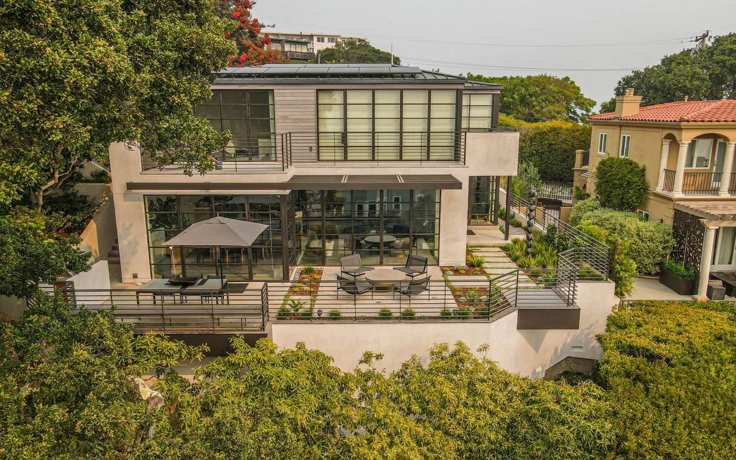 Sausalito, CA hillside landscape design
