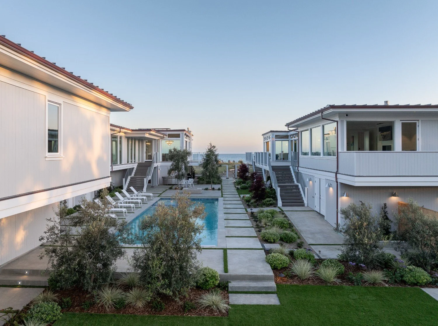 Stinson Beach, CA oceanfront pool and landscape design
