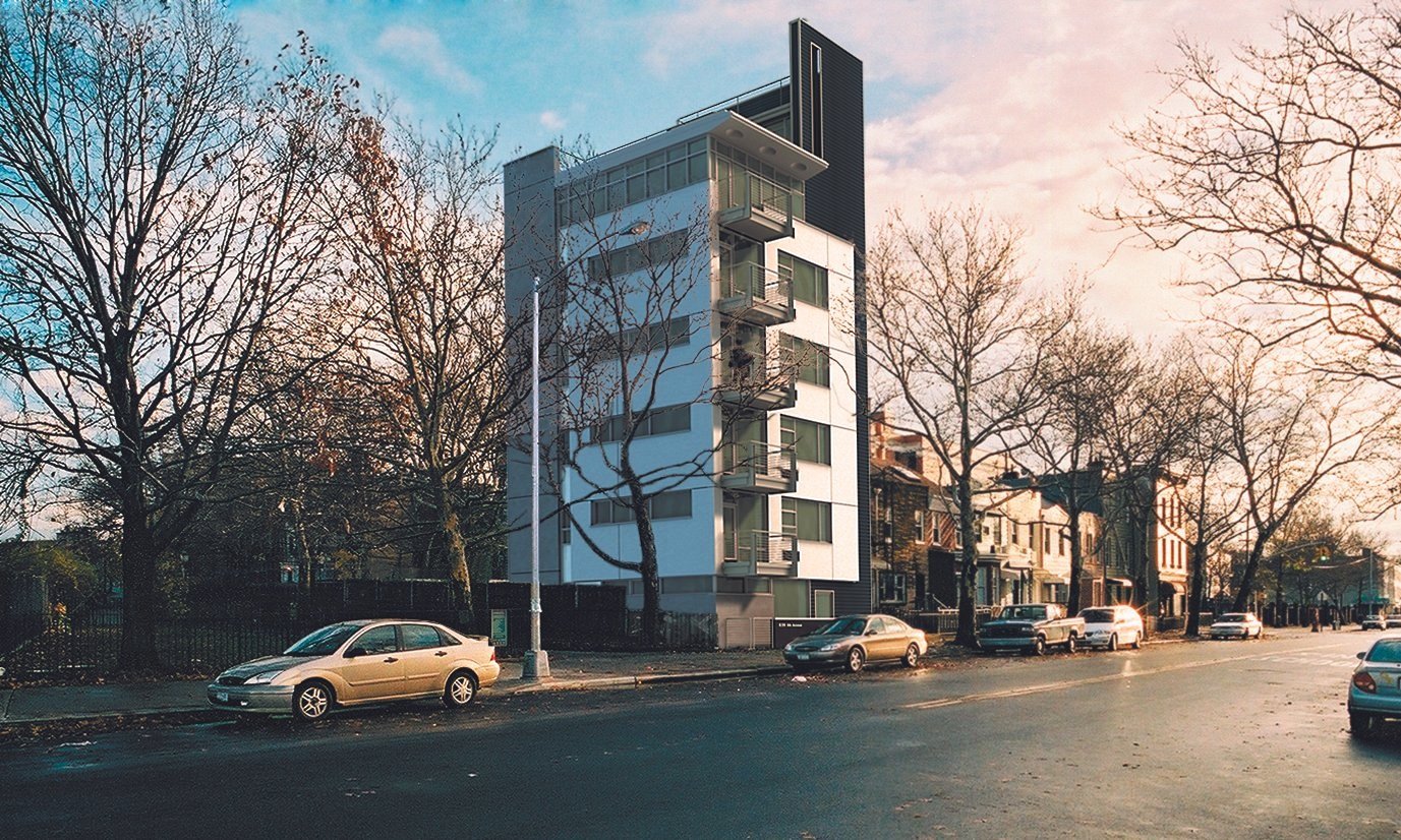 6th Ave Apartment building shot