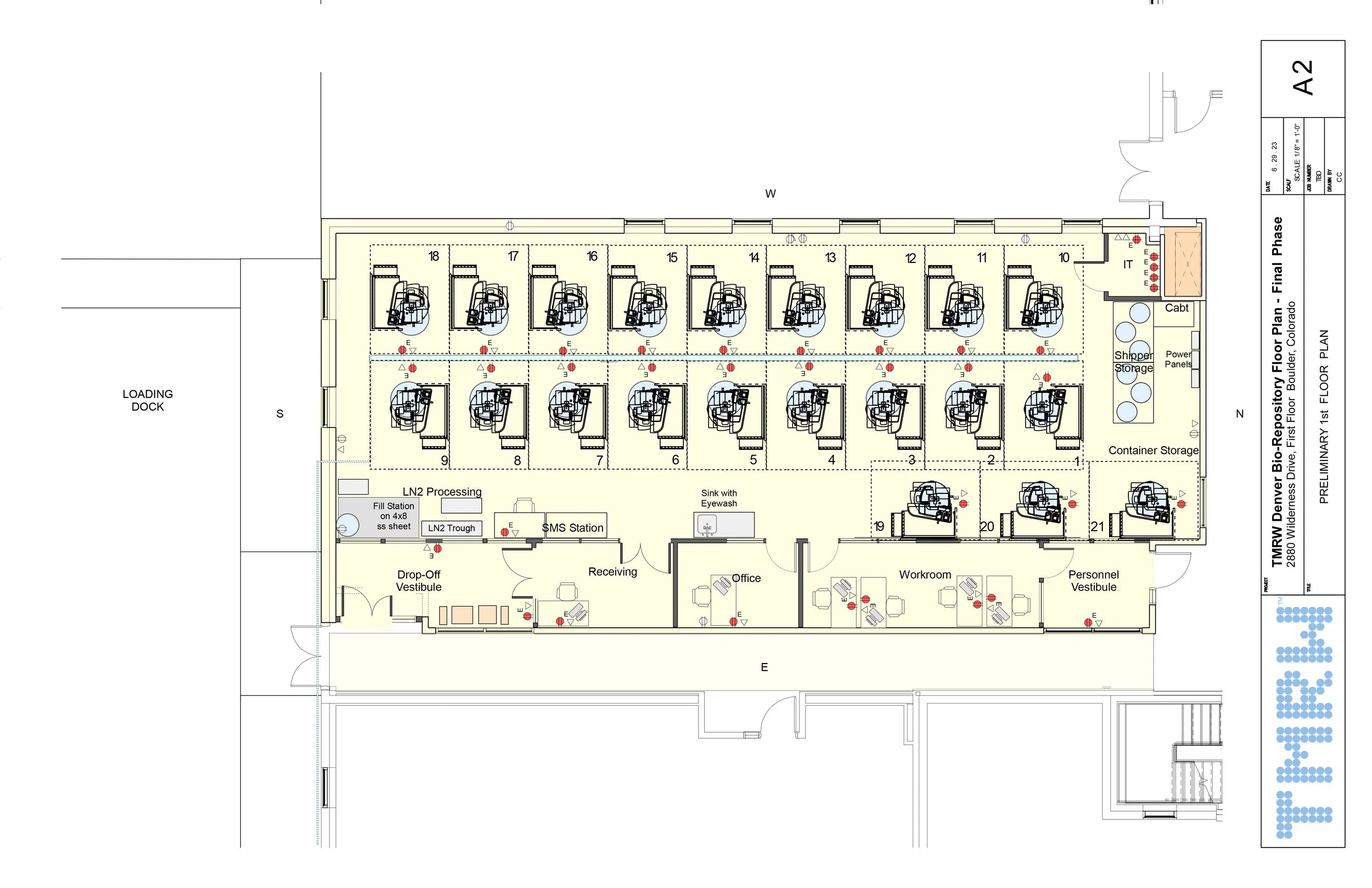 Biorepository TMRW Floorplan
