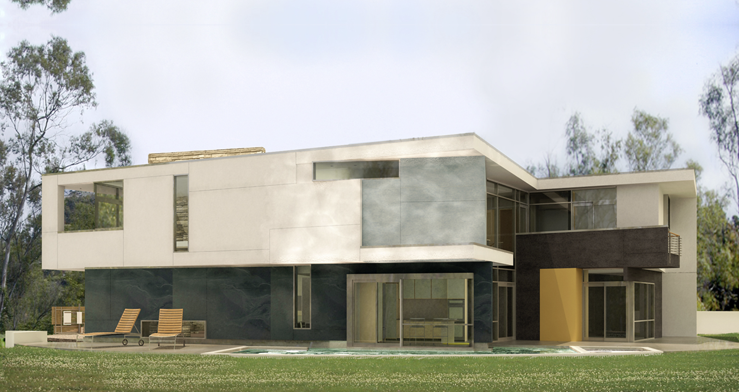 Santa Barbara Residence building sketch