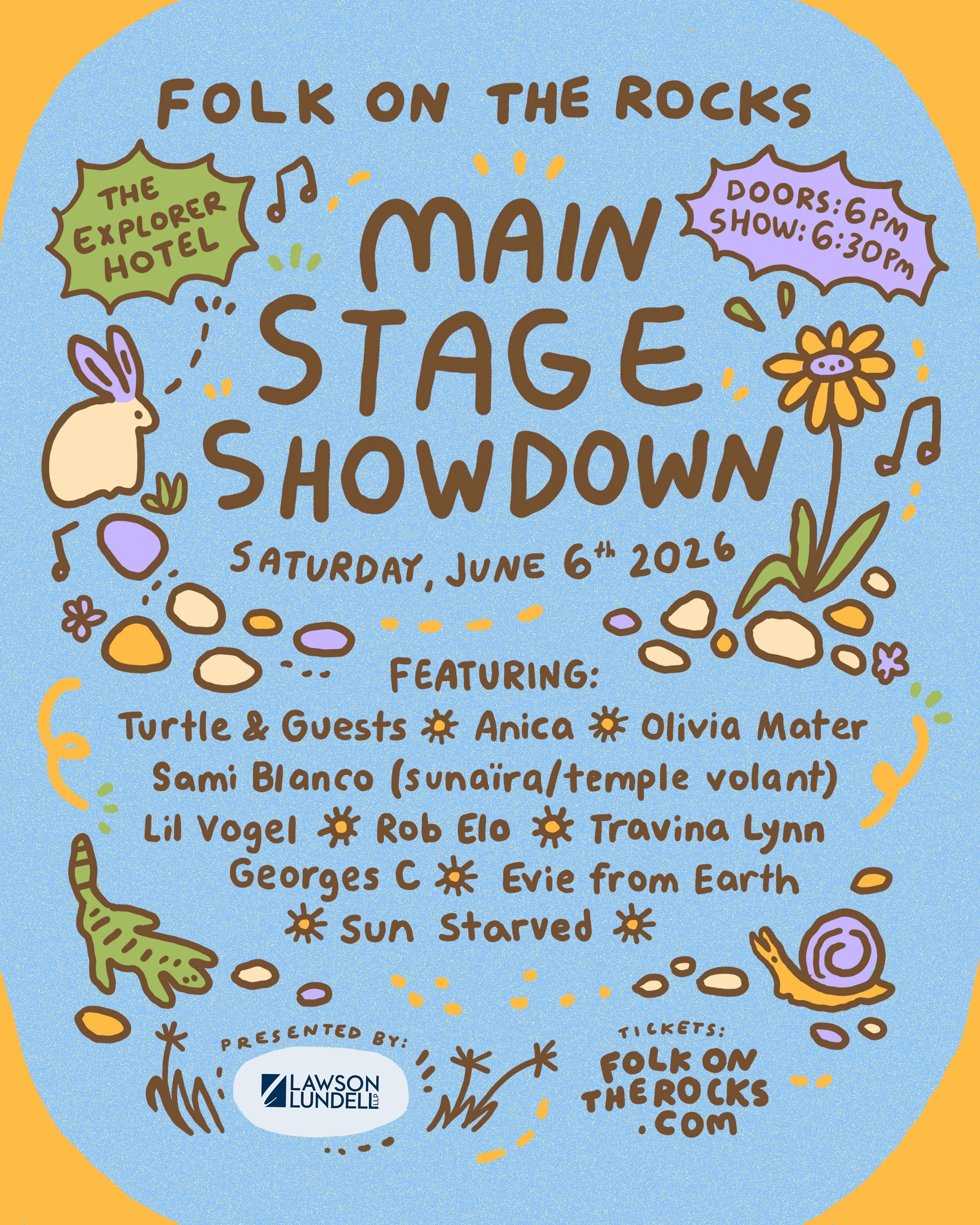 Artists Announced for Main Stage Showdown 2026