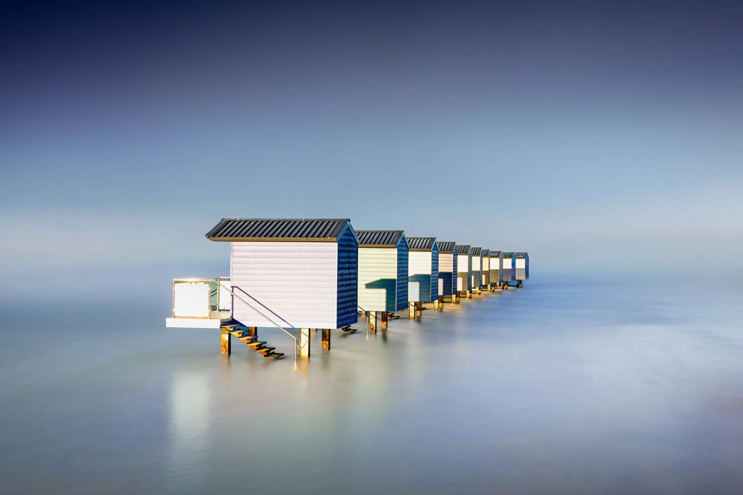 Week 15 - 'Osea Beach Huts' - Anthony Ridge
