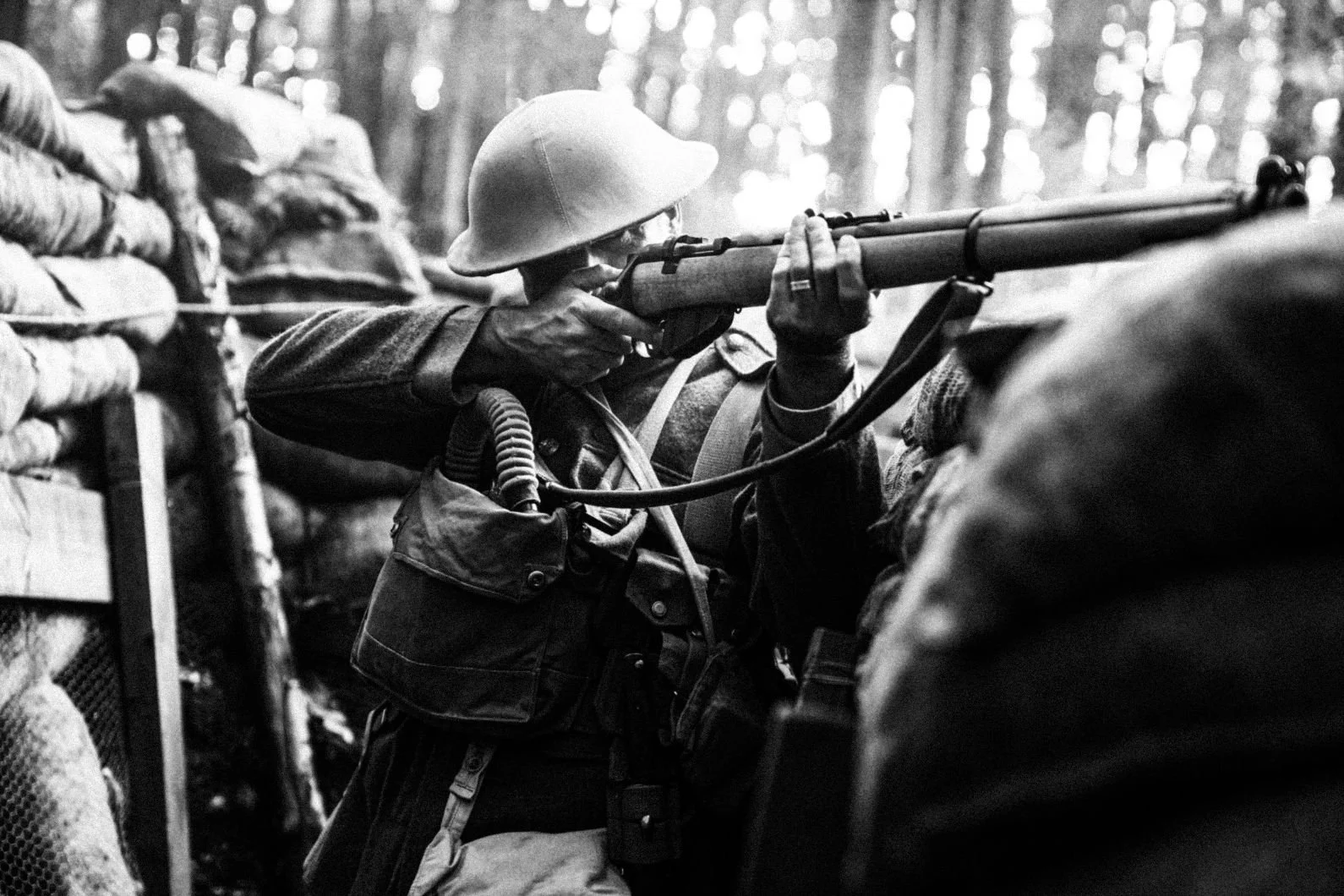 Photo by Bryan Ellis - "I just love the timeless nature of this image. It could easily have been captured deep in the trenches of the Western Front over 100 years ago. The drama of the moment amazingly captured” - Garry Sugden