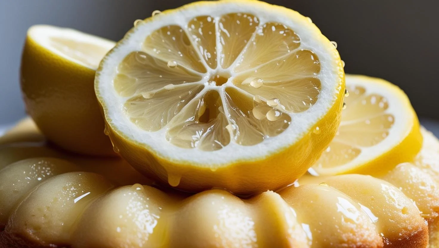 dripping lemon with cake.jpg