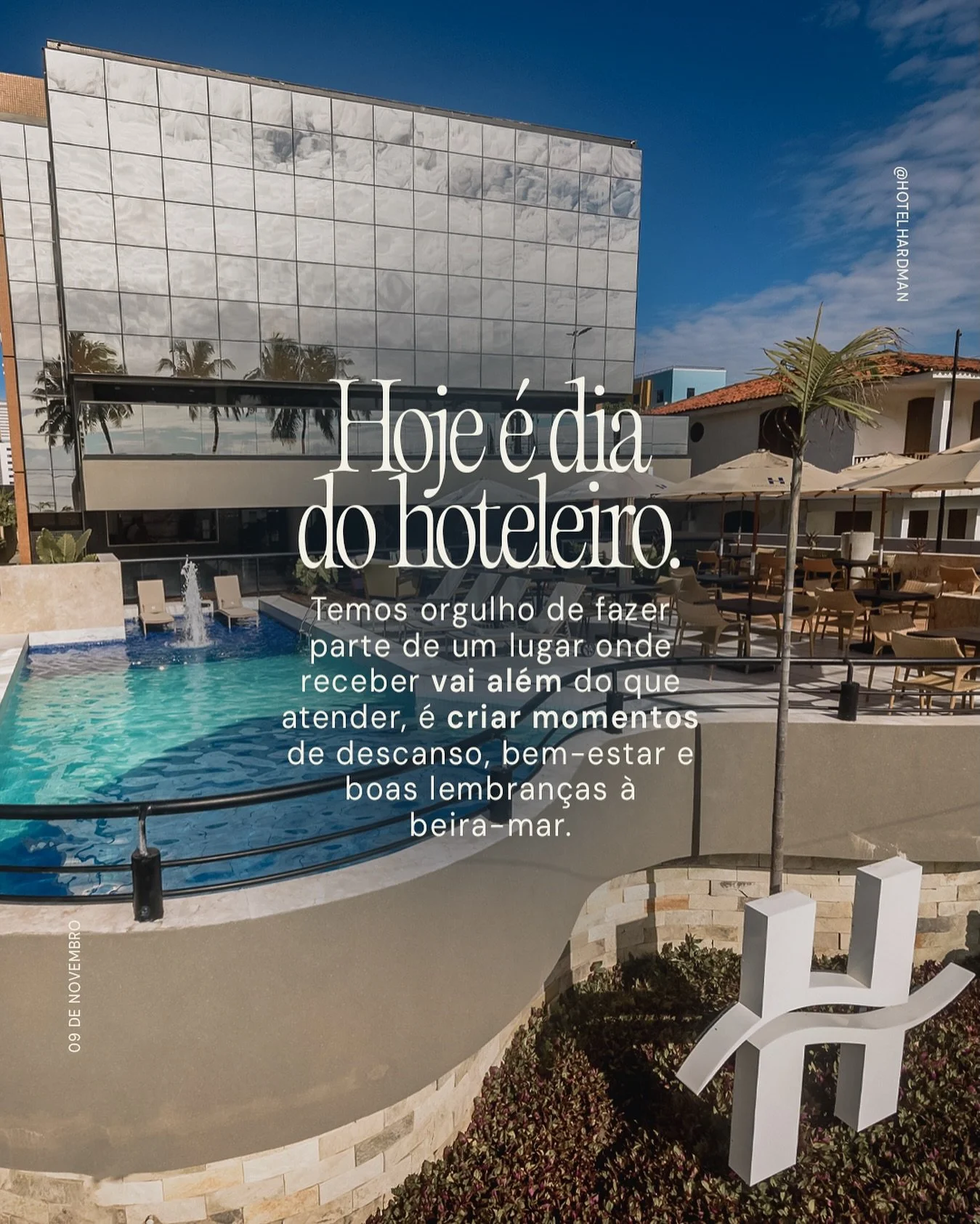 Hoje celebramos o Dia do Hoteleiro e a arte de receber bem.
Cada detalhe, cada sorriso e cada estadia refletem o cuidado de quem tem orgulho em fazer da hospitalidade uma experi&ecirc;ncia inesquec&iacute;vel.

#DiaDoHoteleiro #HardmanHotel #Hospital