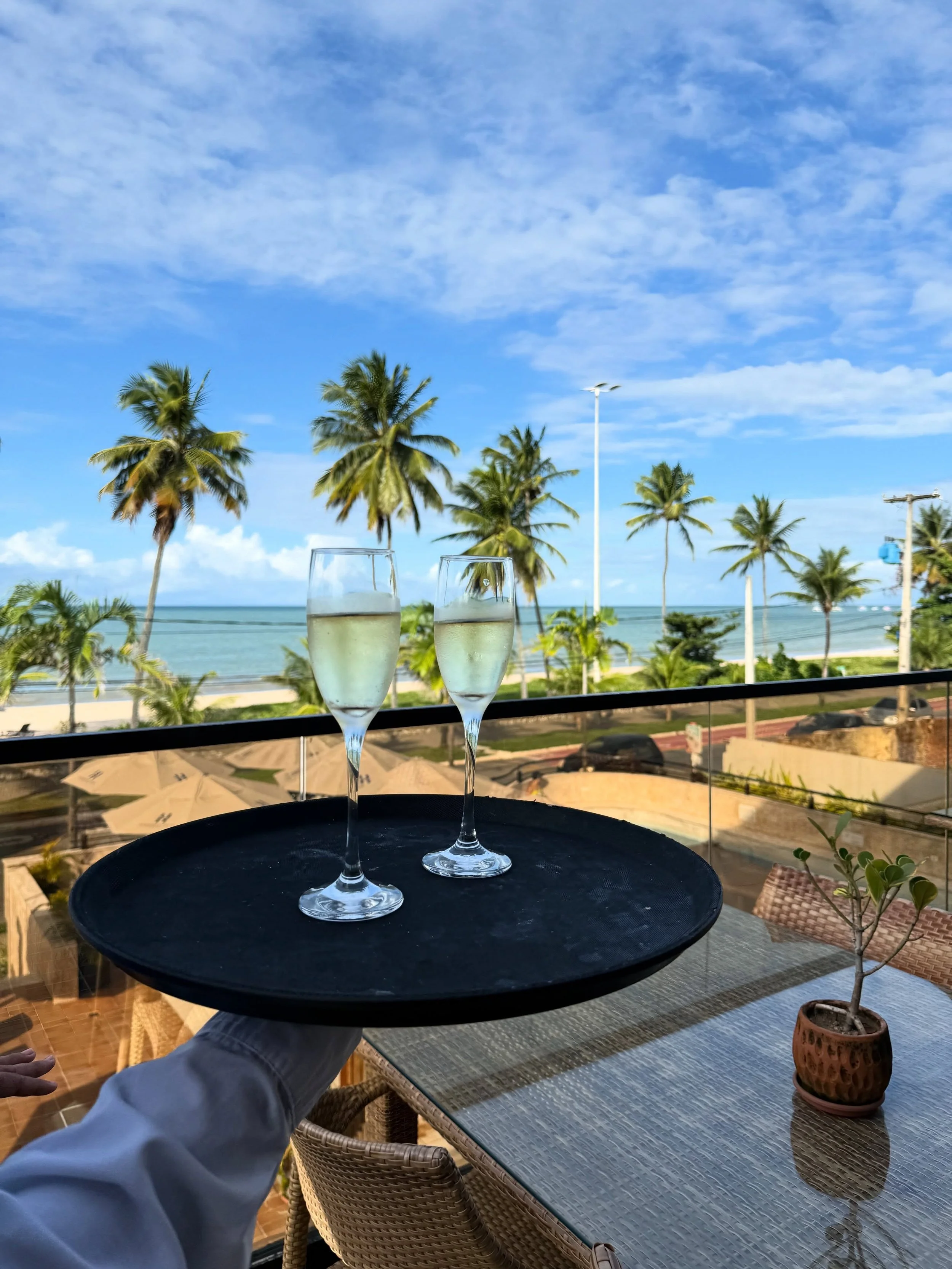 Voc&ecirc; e eu no nordeste com essa vista, topa? 

Manda para aquela pessoa que vai viajar com voc&ecirc; esse ano!🌊☀️

#hotelnordeste #viagem #praiasdonordeste
