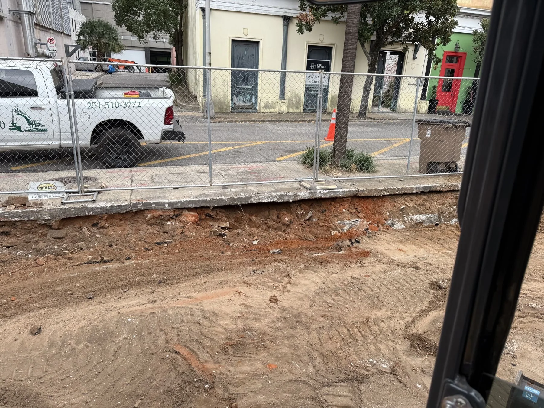 Downtown Mobile YMCA site work by Hughes 360 Services