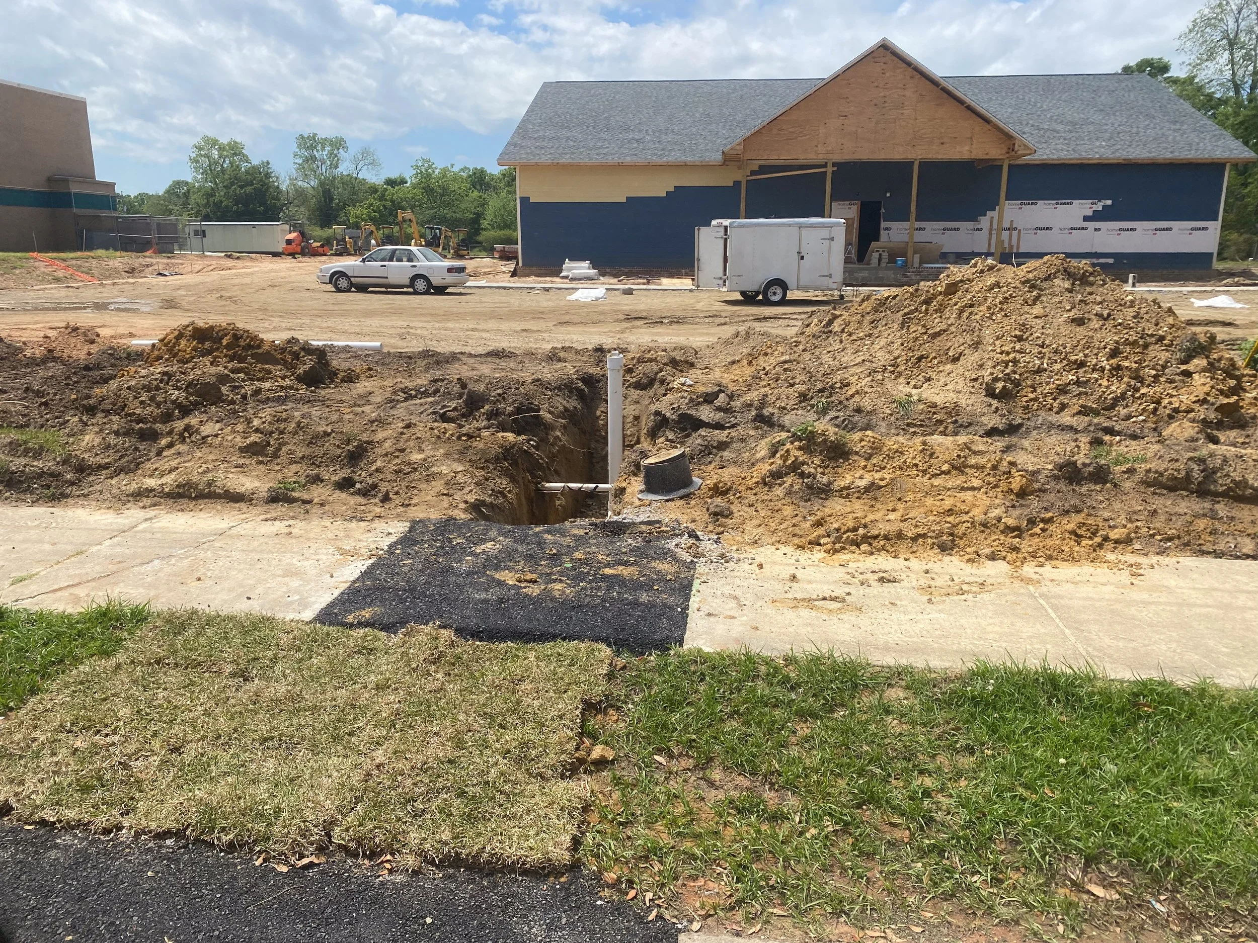 Hughes 360 Services, The Heritage House, Africatown, Landscaping, Sewer Installation