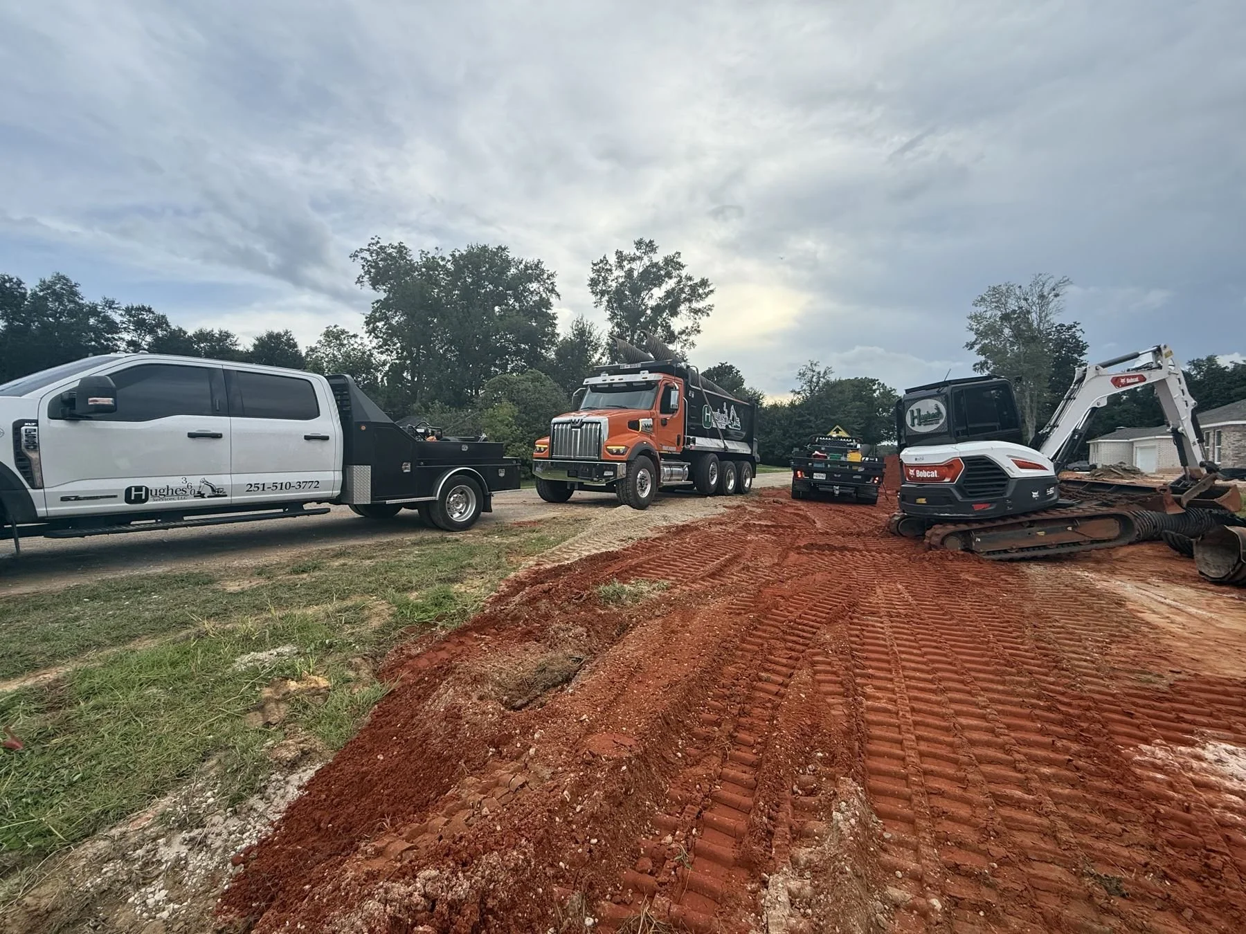 Trucking and hauling by Hughes 360 Services