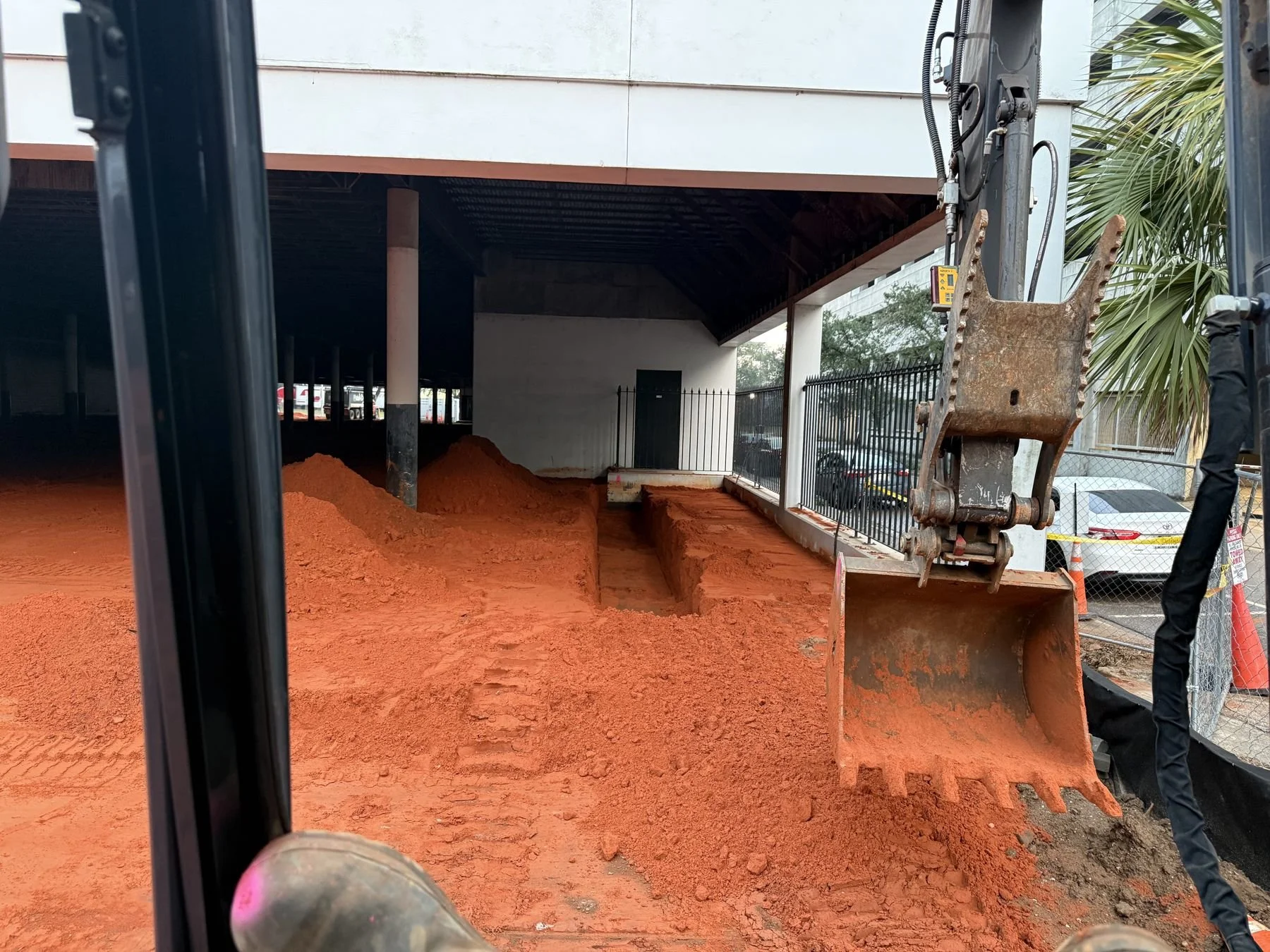 Downtown Mobile YMCA site work by Hughes 360 Services