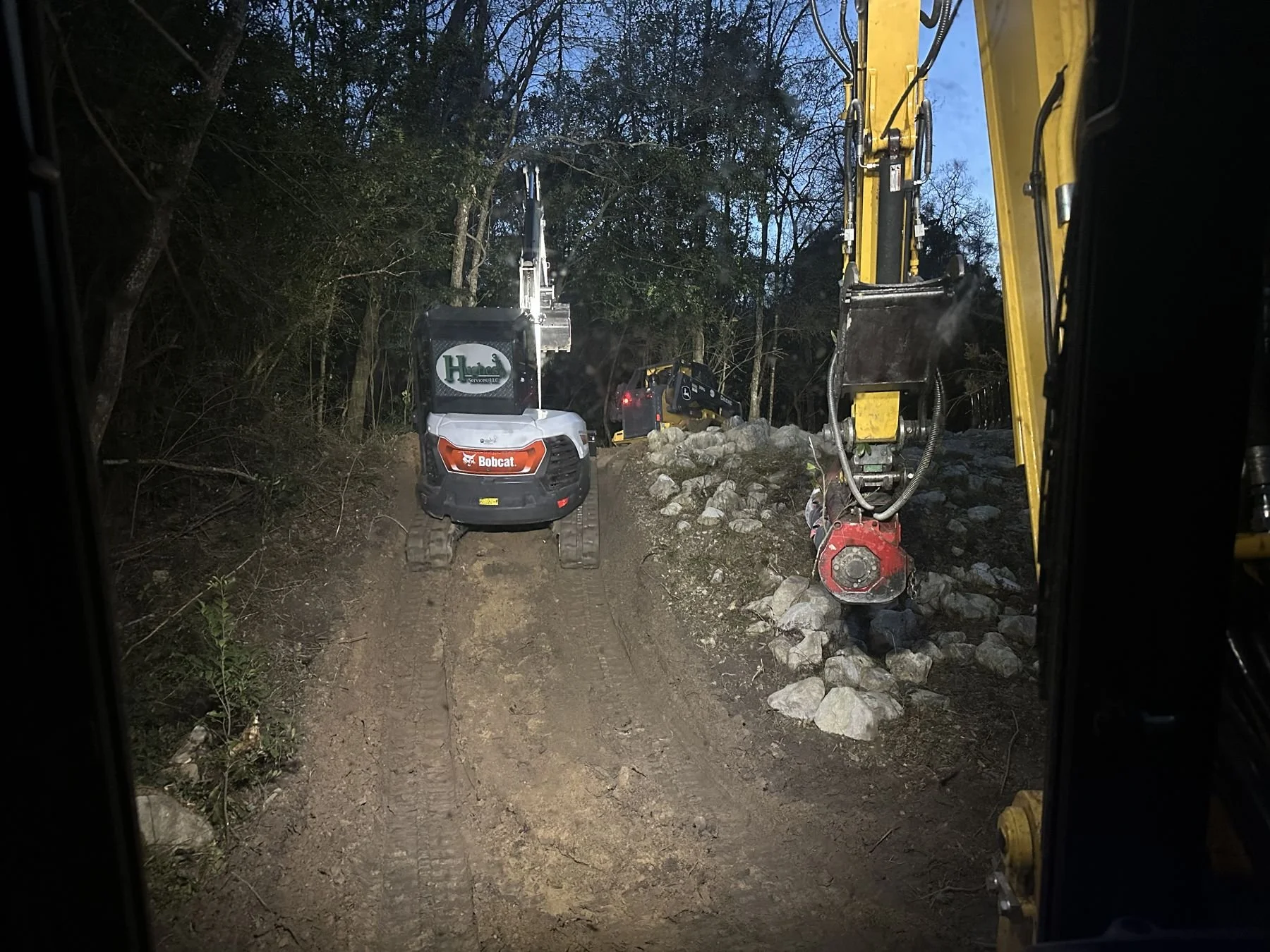 Creek and ditch clearing, Hughes 360 Services